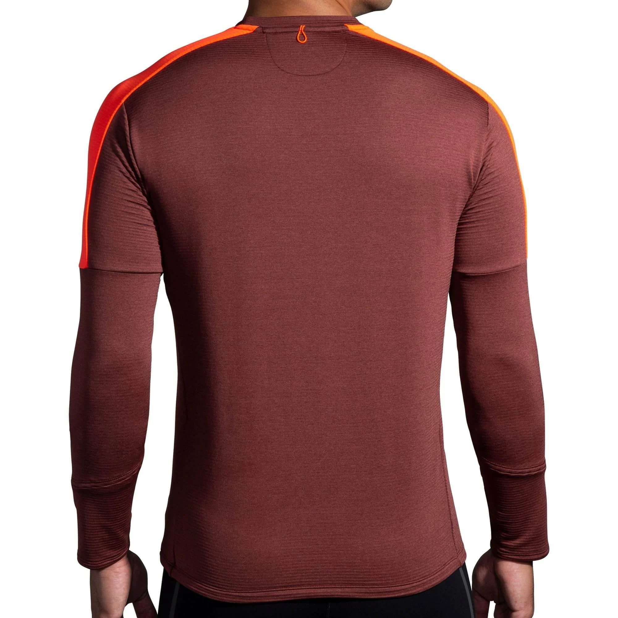 Brooks Notch Thermal 2.0 Long Sleeve Mens Running Top - Red - Image 2