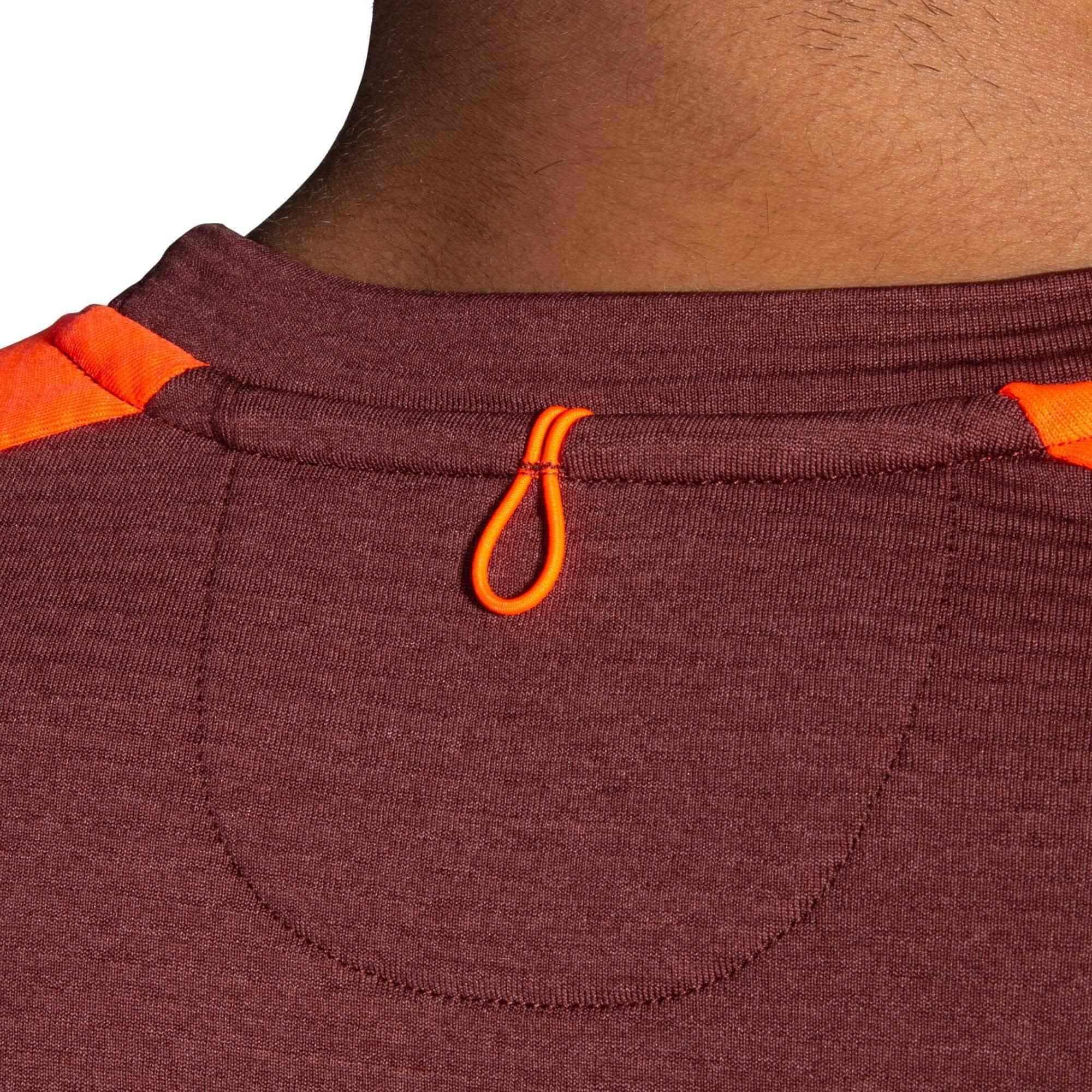Brooks Notch Thermal 2.0 Long Sleeve Mens Running Top - Red - Image 7