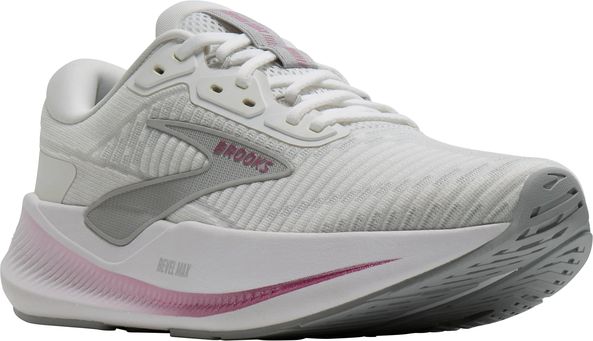 Brooks Revel Max Womens Running Shoes - Grey - Image 6