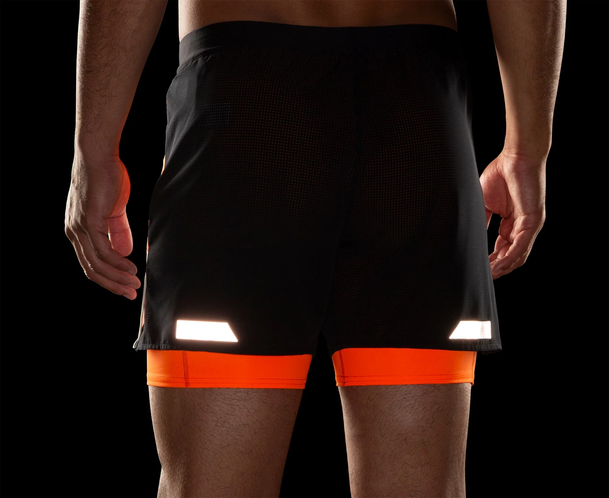 Brooks Run Visible 2.0 2 In 1 Mens Running Shorts - Black - Image 9