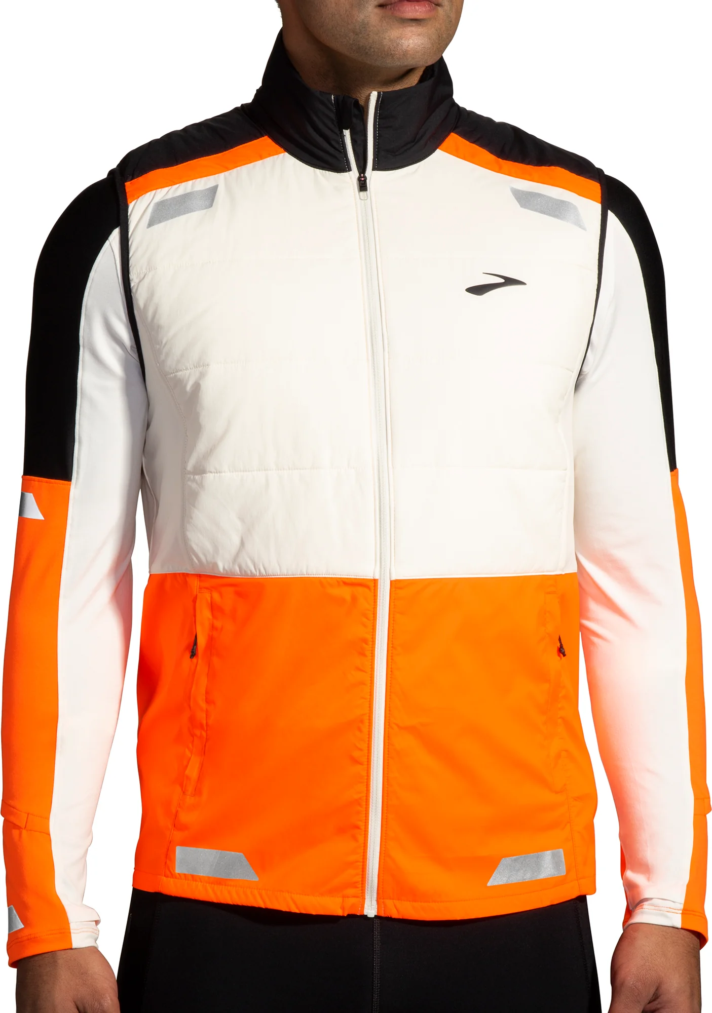 Brooks Run Visible 2.0 Insulated Mens Running Gilet - Grey