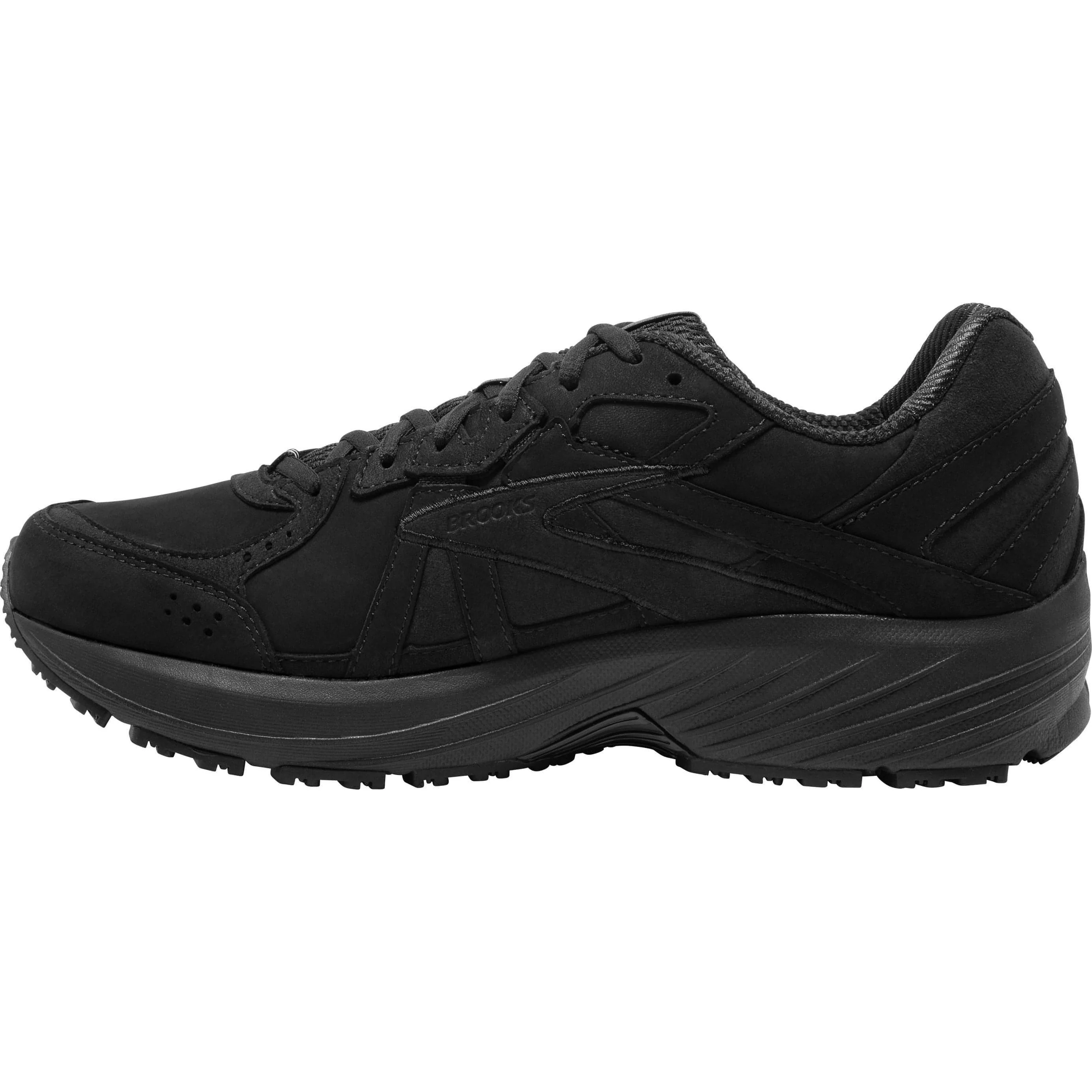 Brooks Zeal Walker Mens Walking Shoes - Black - Image 3