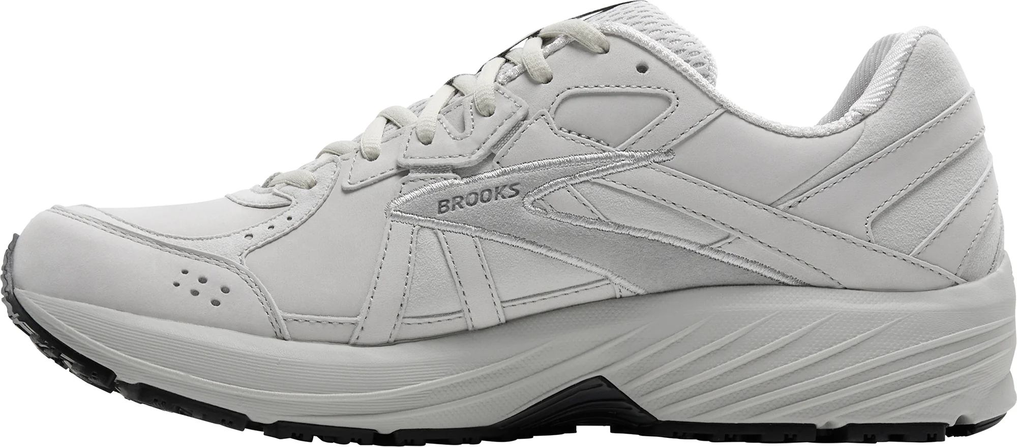 Brooks Zeal Walker Mens Walking Shoes - White - Image 3