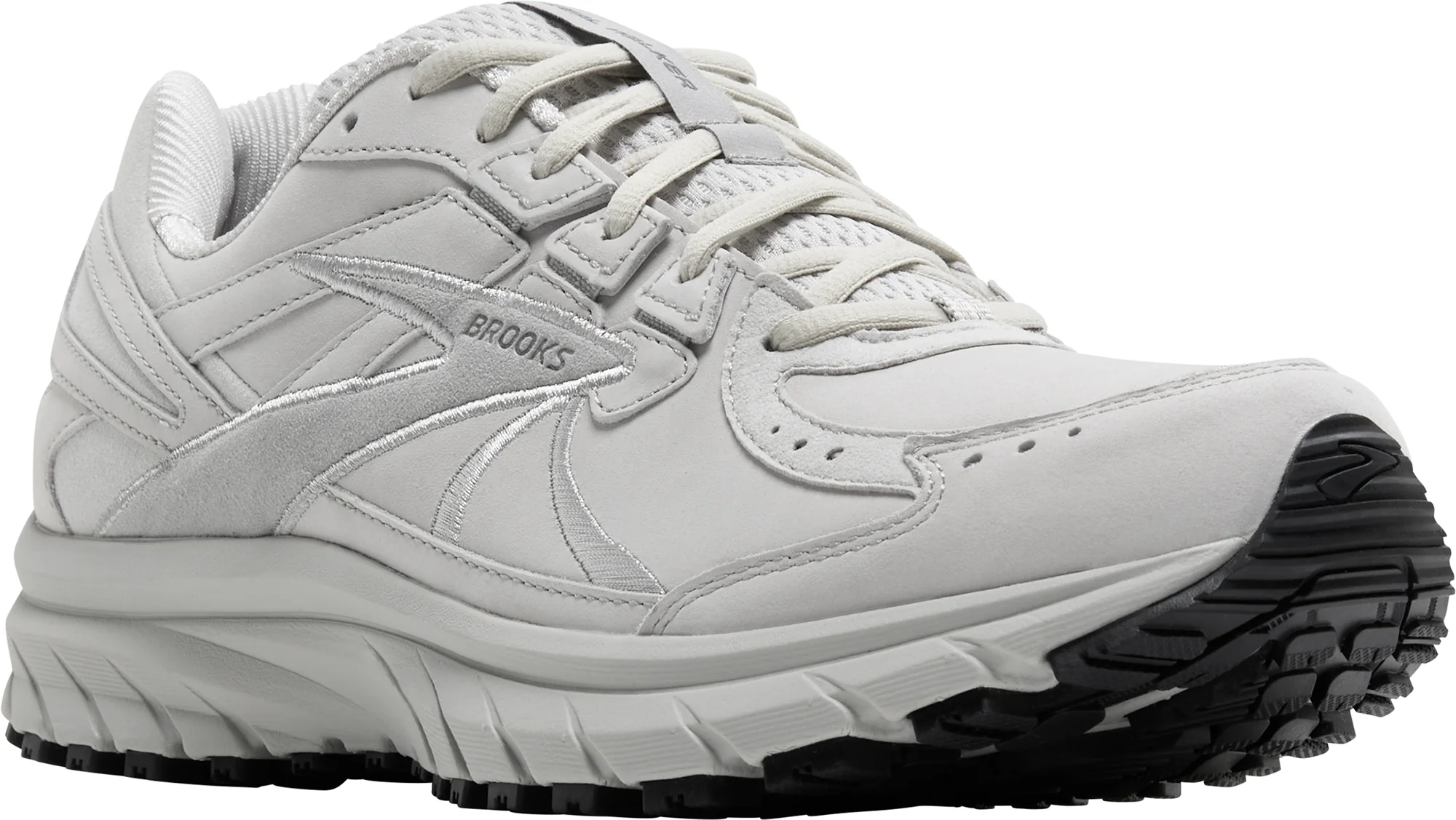 Brooks Zeal Walker Mens Walking Shoes - White - Image 6