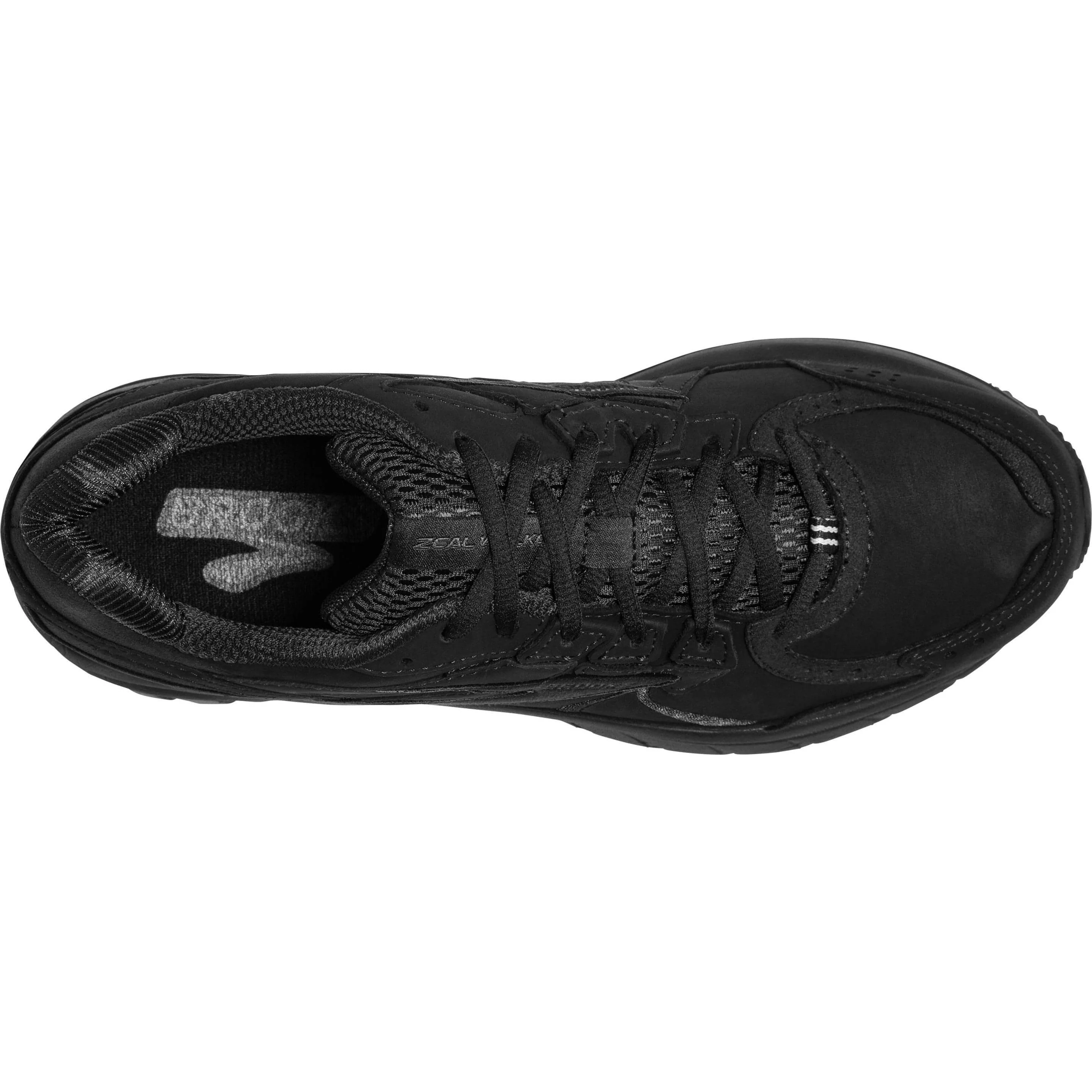 Brooks Zeal Walker Womens Walking Shoes - Black - Image 4