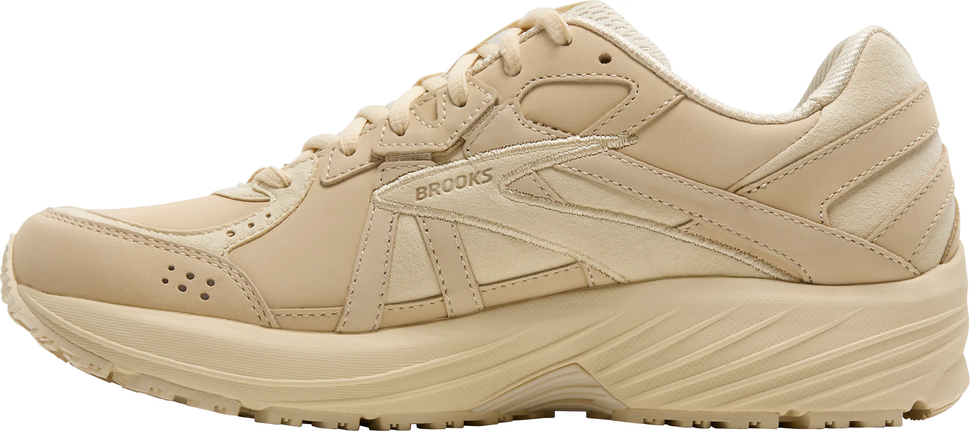 Brooks Zeal Walker Womens Walking Shoes - Cream - Image 3