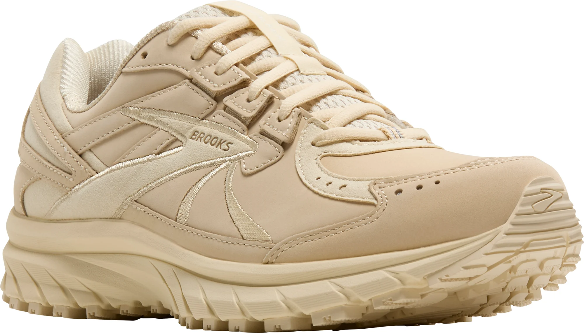 Brooks Zeal Walker Womens Walking Shoes - Cream - Image 6