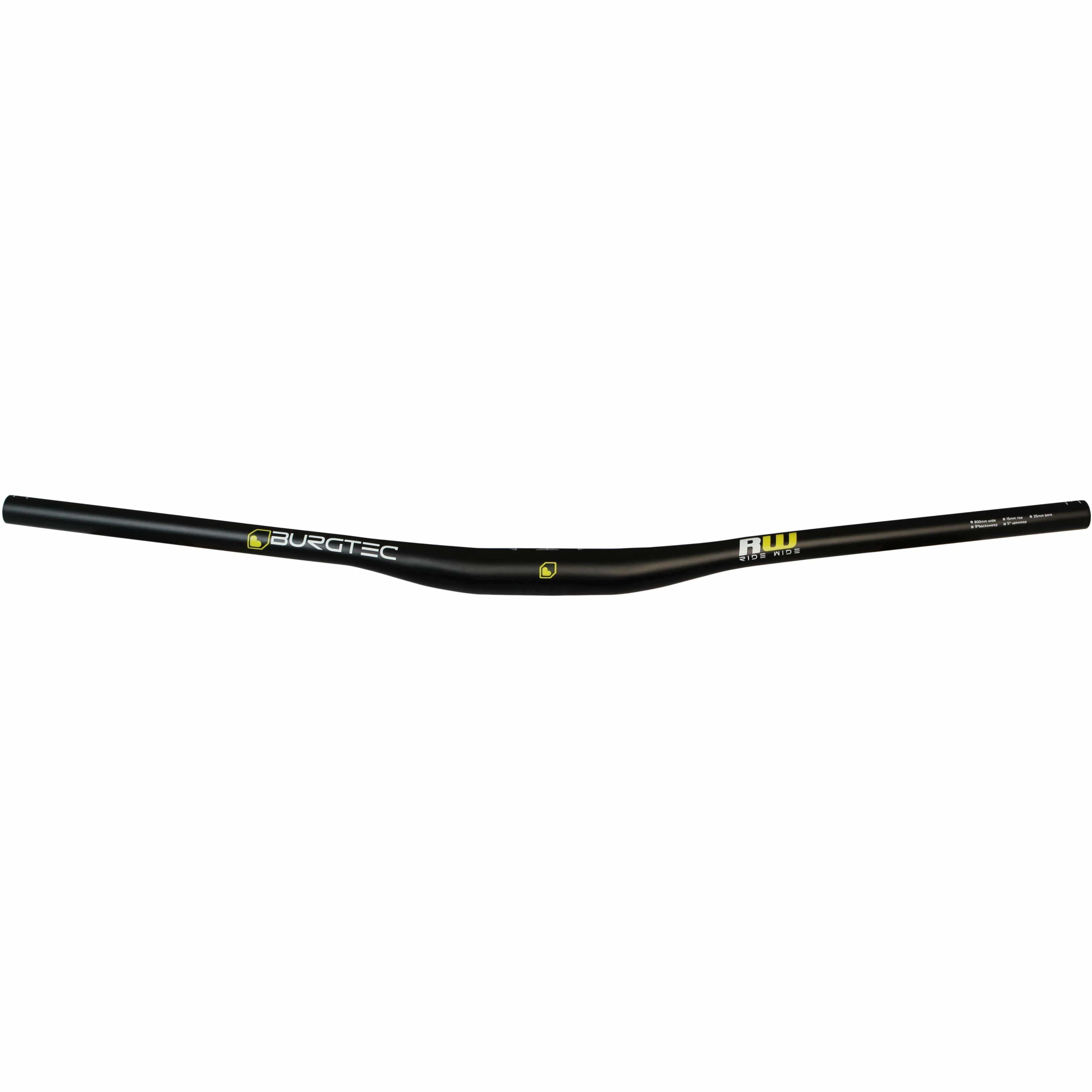 Burgtec Enduro Alloy 800mm Handlebars 35mm Clamp - Black
