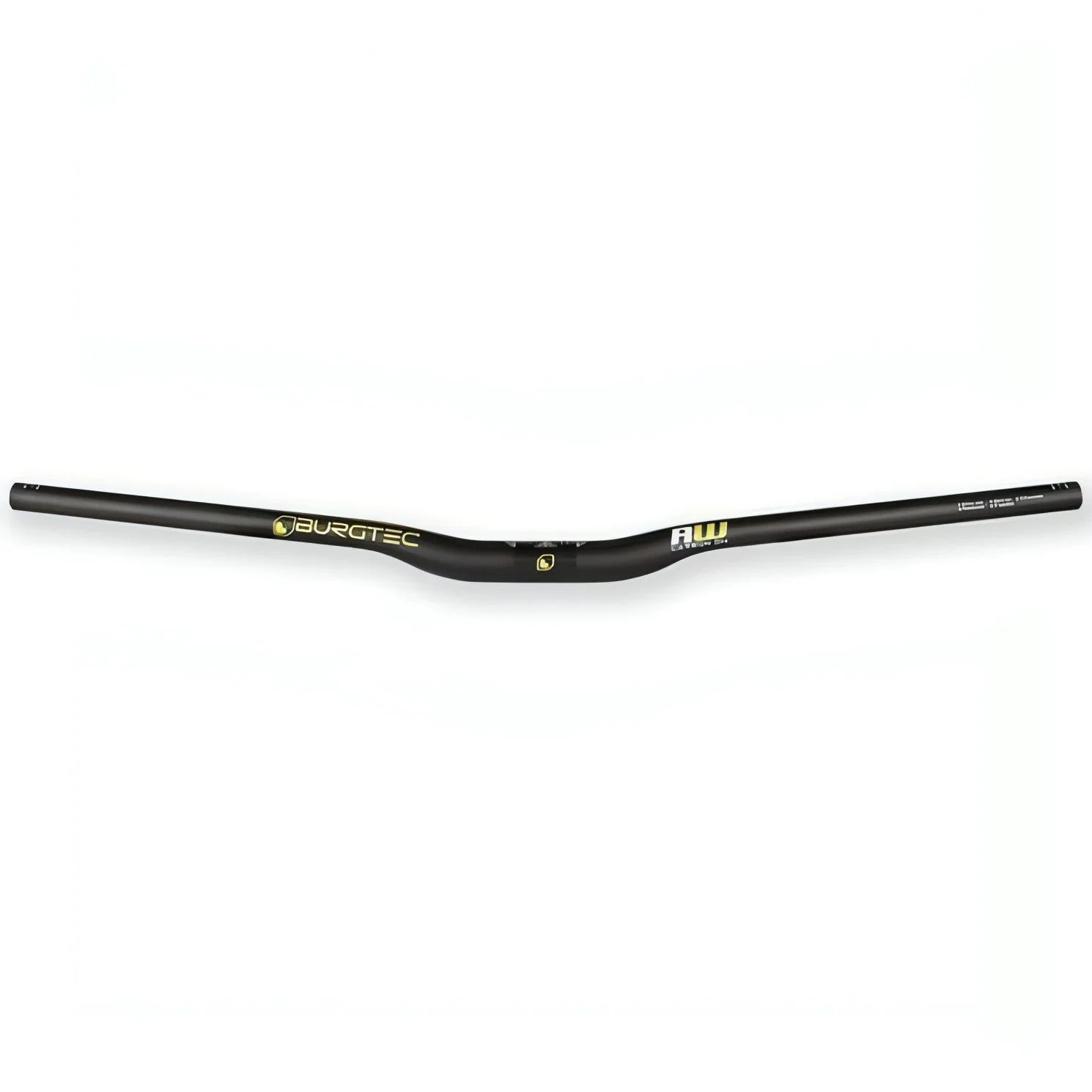 Burgtec RideWide 800mm Carbon DH Bars 31.8mm Clamp - Black - Image 2