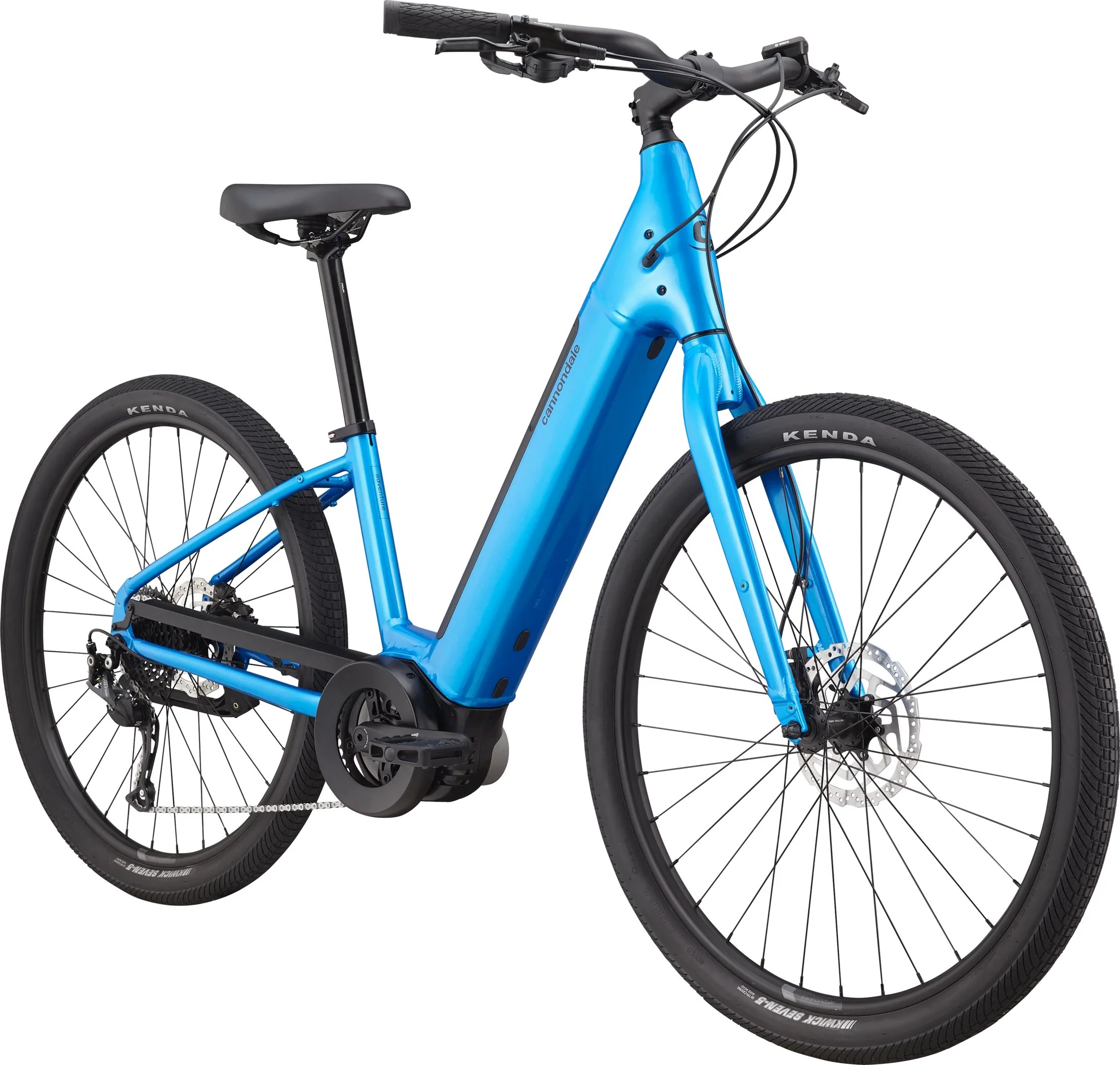 Cannondale Adventure Neo 4 Electric Hybrid Bike 2025 - Blue - Image 4