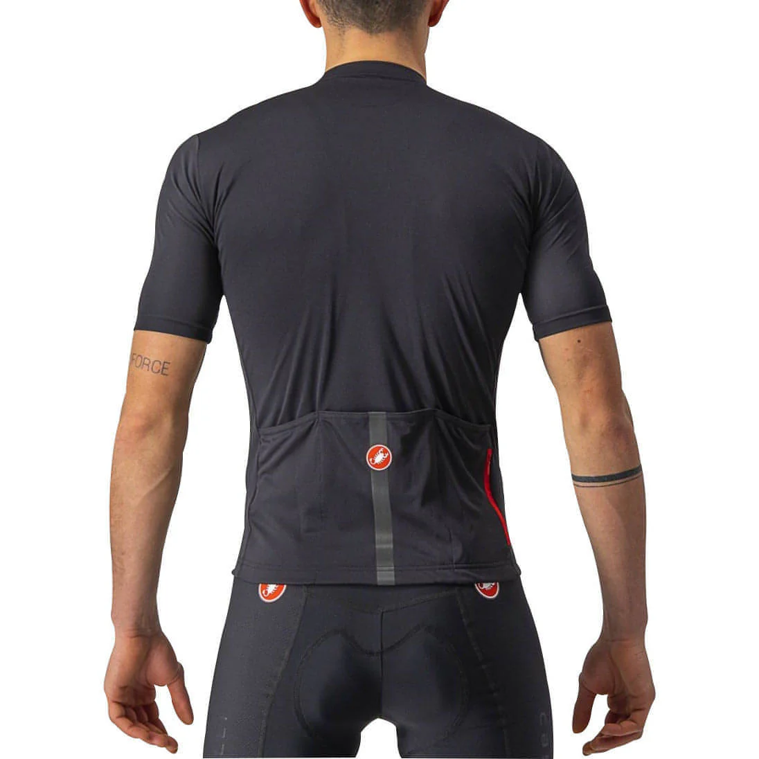 Castelli Classifica Short Sleeve Mens Cycling Jersey - Black - Image 2