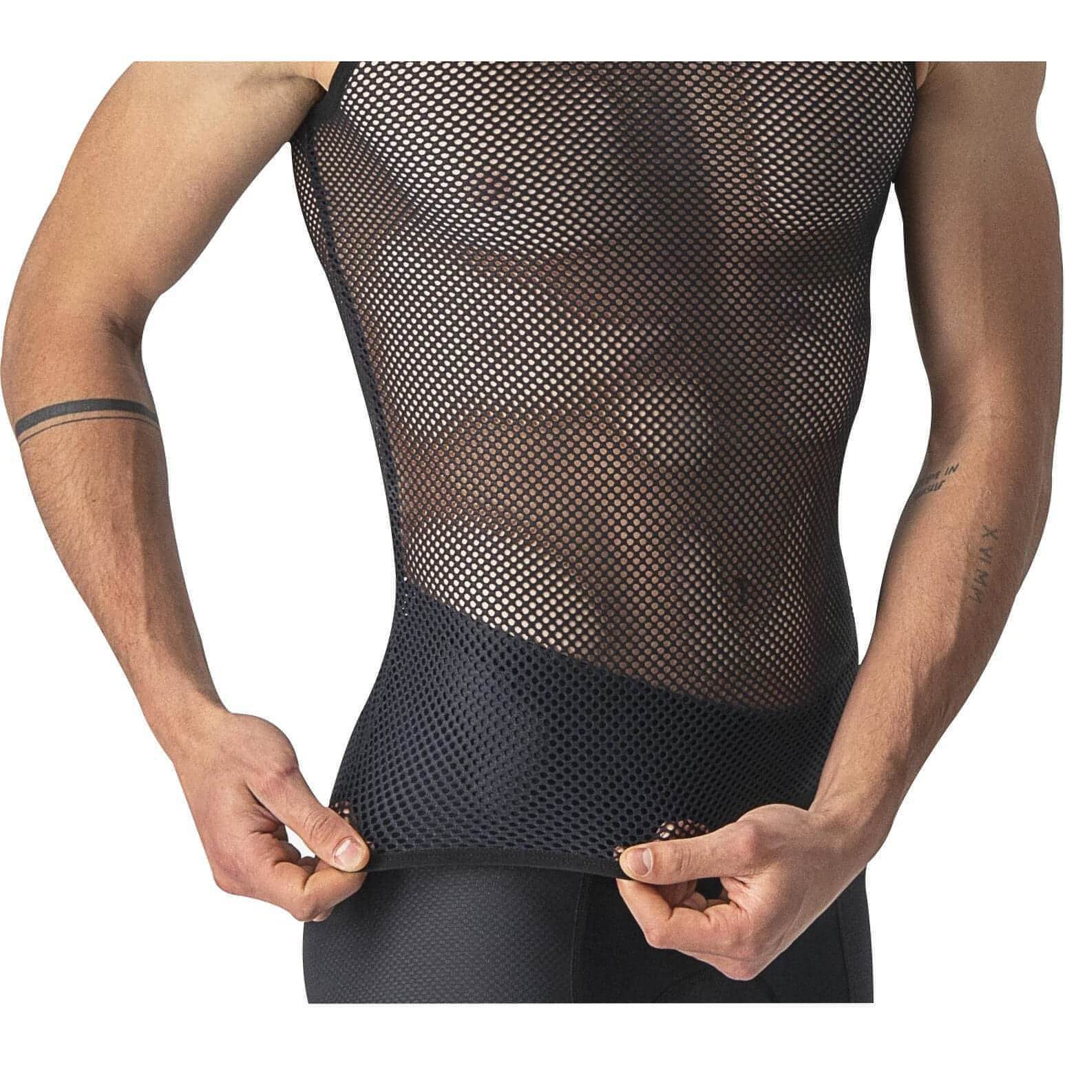 Castelli Core Mesh 3 Sleeveless Mens Cycling Base Layer - Black - Image 3