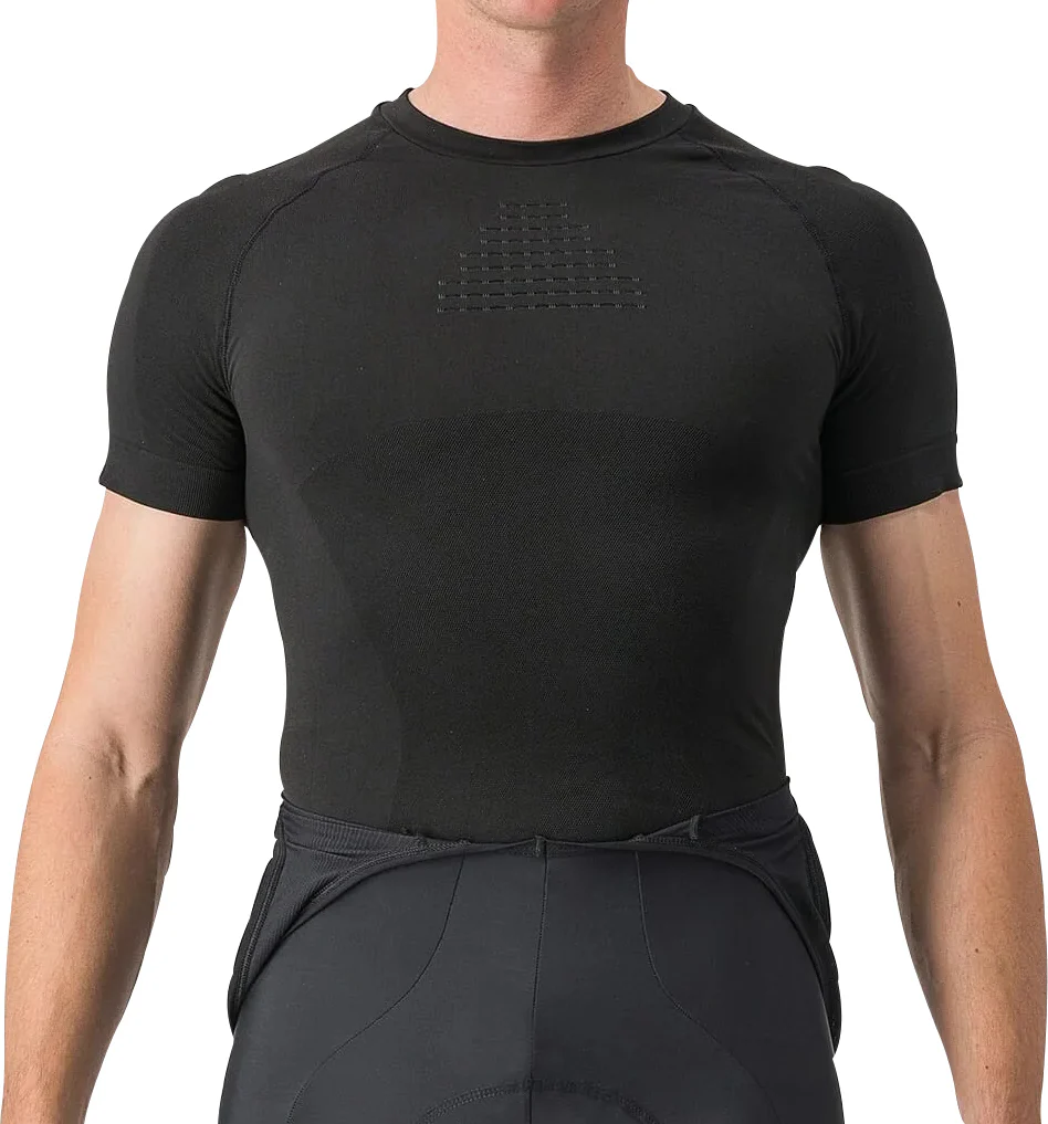 Castelli Core Seamless Short Sleeve Mens Cycling Base Layer - Black