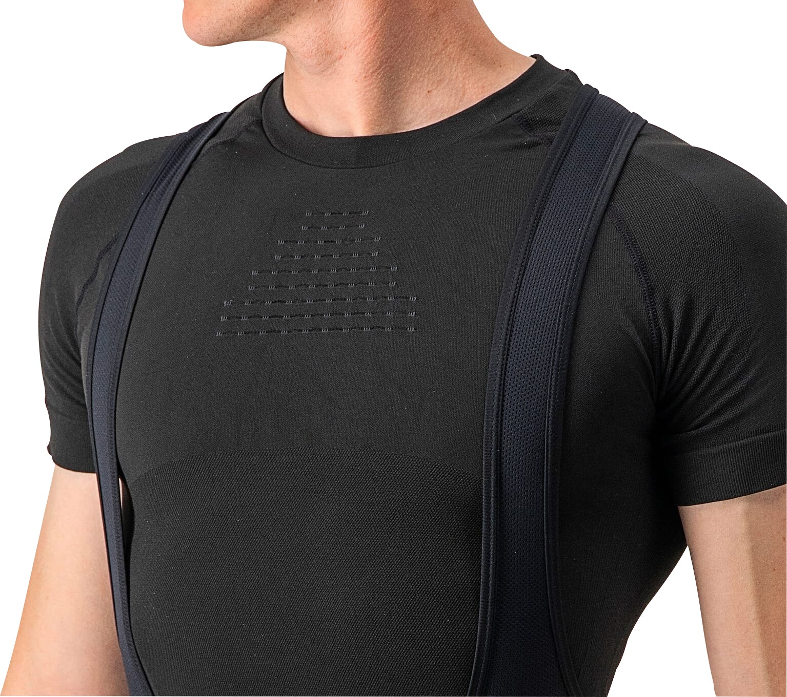 Castelli Core Seamless Short Sleeve Mens Cycling Base Layer - Black - Image 4