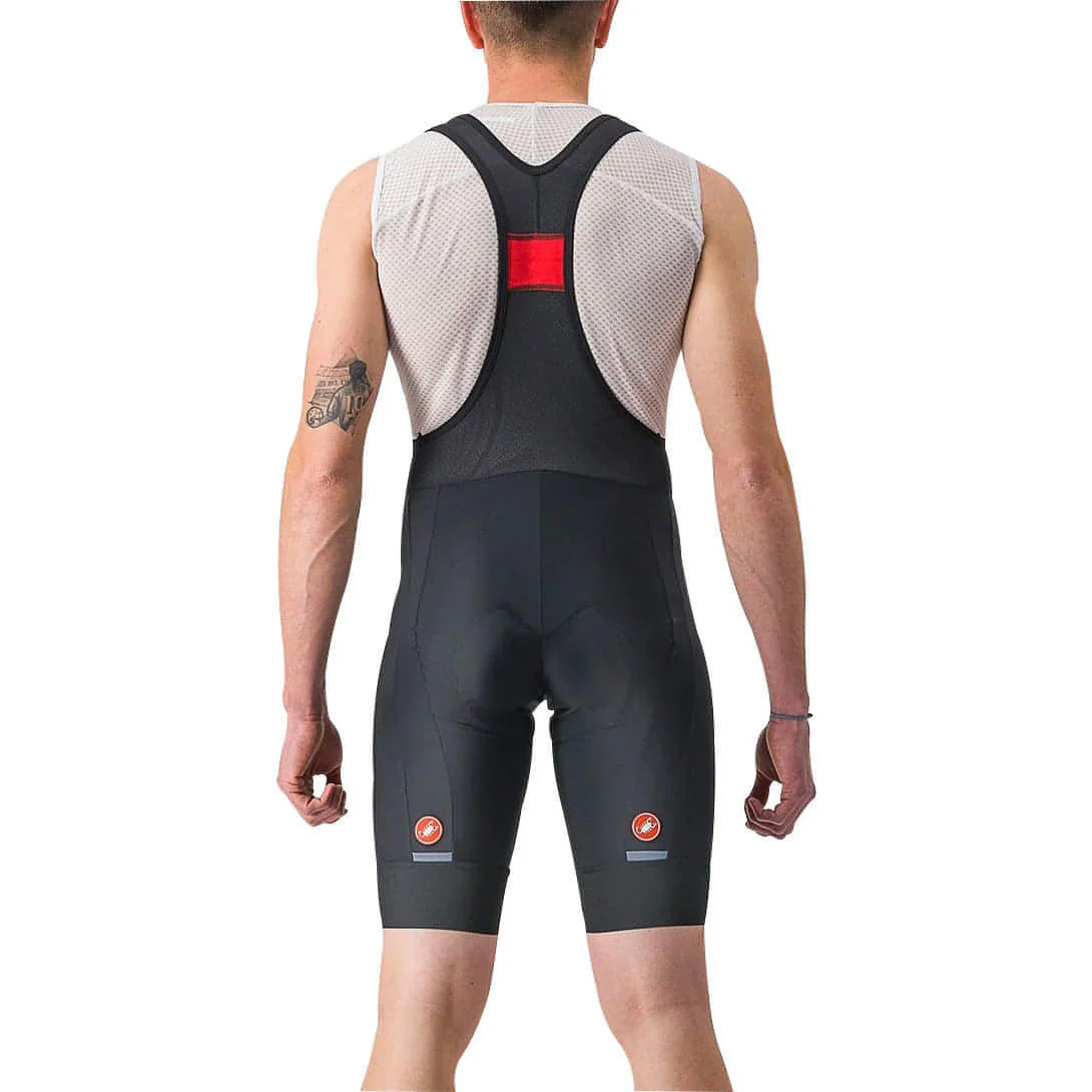 Castelli Entrata 2 Mens Cycling Bib Shorts - Black - Image 2
