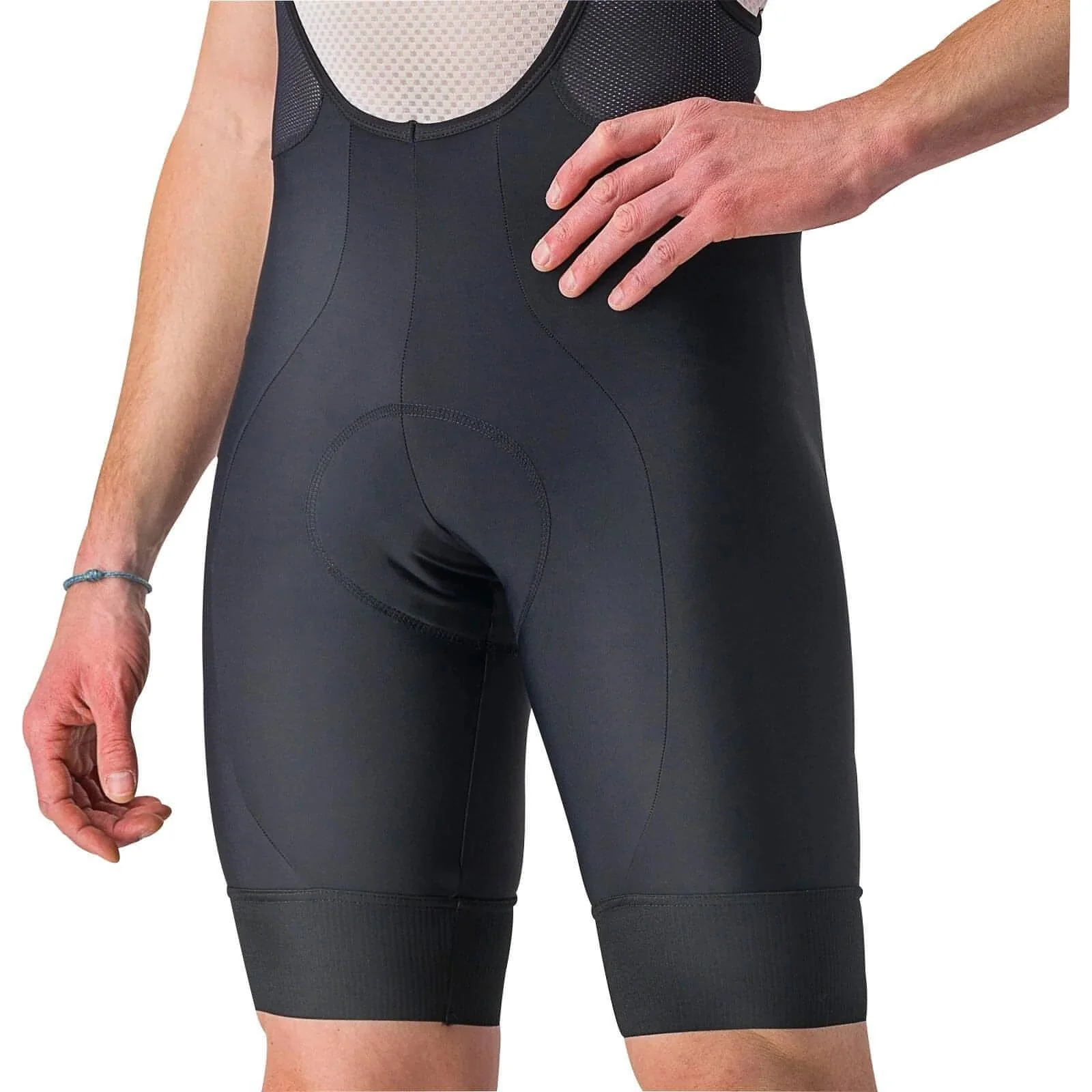 Castelli Entrata 2 Mens Cycling Bib Shorts - Black - Image 6