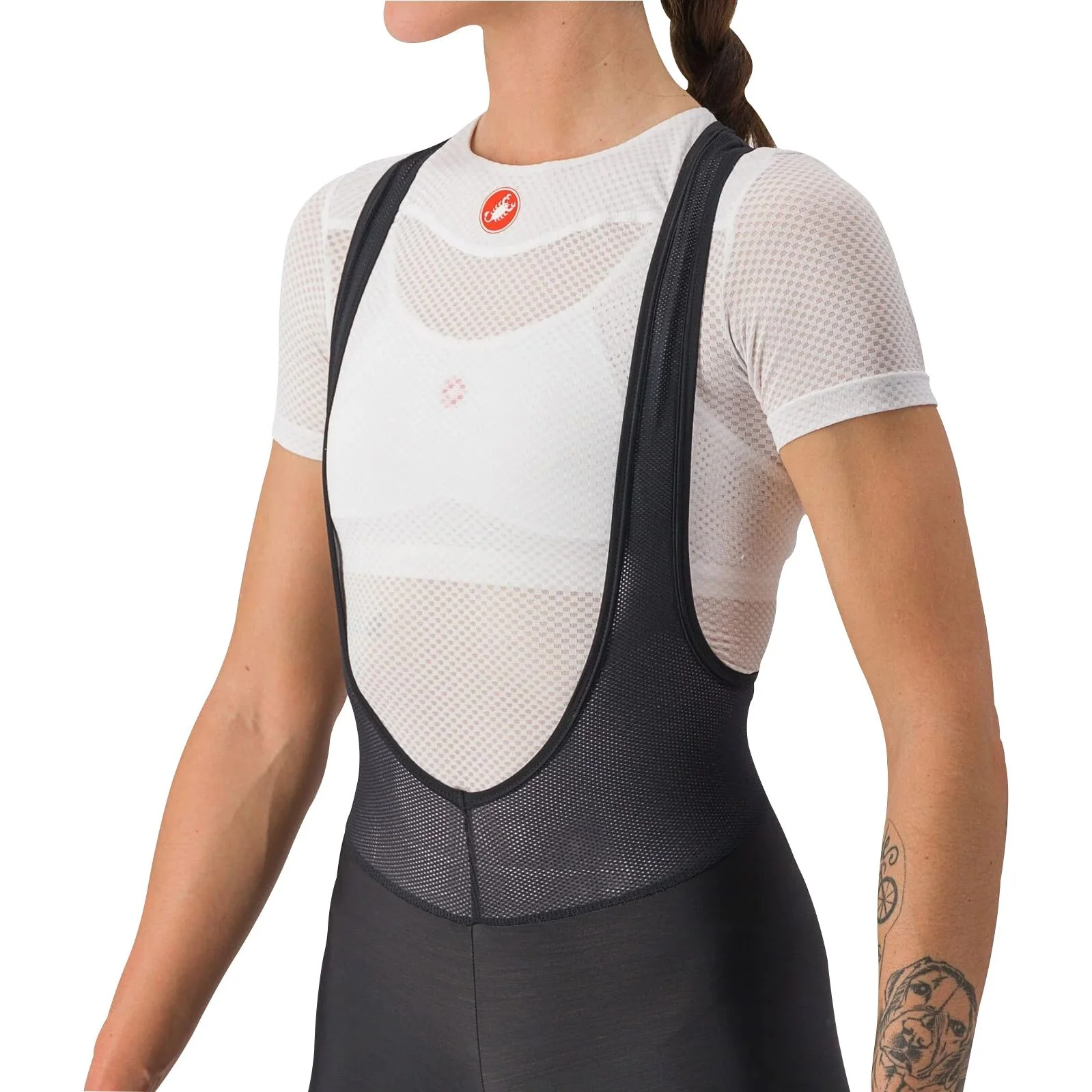 Castelli Entrata Womens Cycling Bib Tights - Black - Image 3