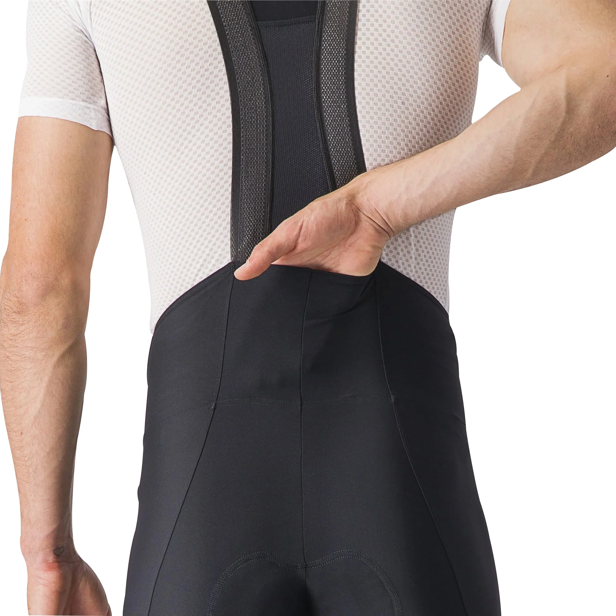 Castelli Espresso Mens Cycling Bib Shorts - Black - Image 3