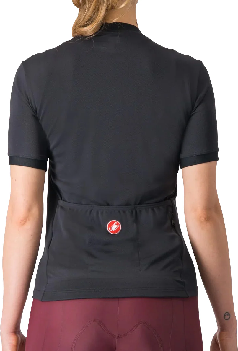 Castelli Libera Short Sleeve Womens Cycling Jersey - Black - Image 2