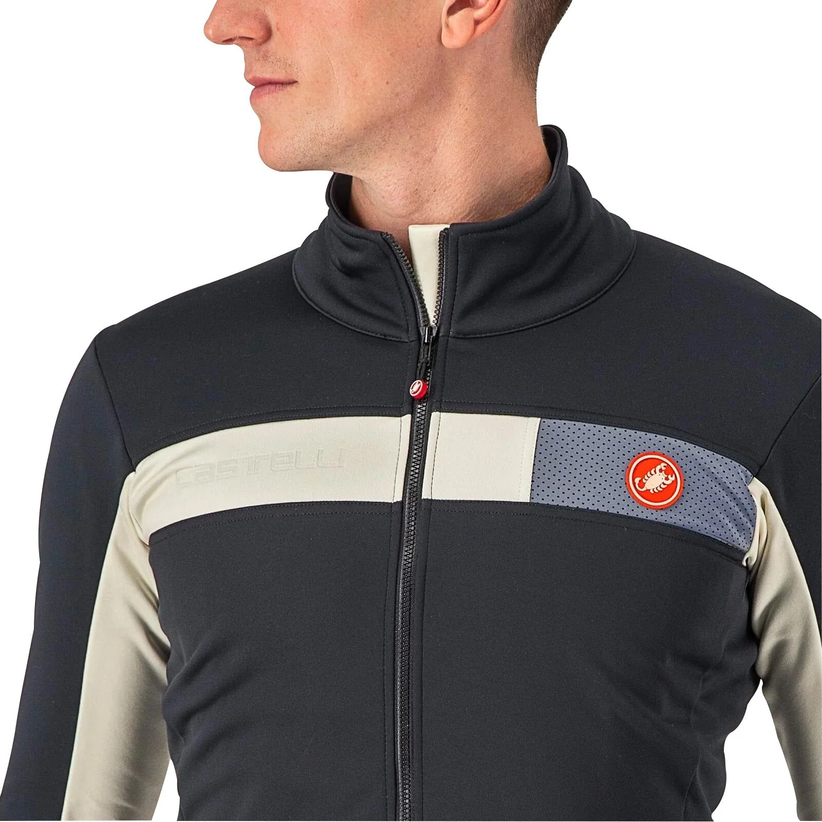 Castelli Mortirolo 6S Mens Cycling Jacket - Black - Image 3