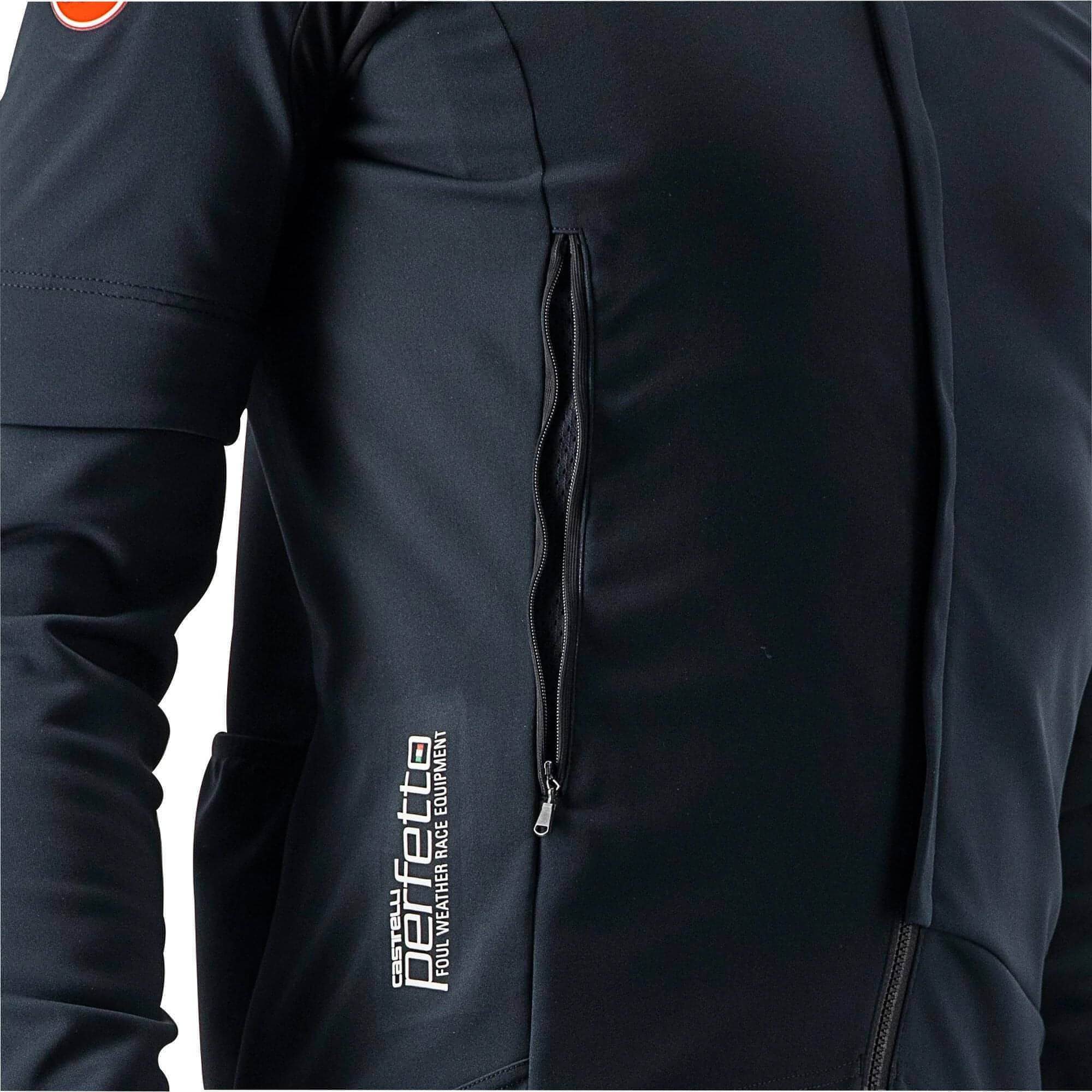 Castelli Perfetto RoS 2 Convertible Mens Cycling Jacket - Black - Image 5