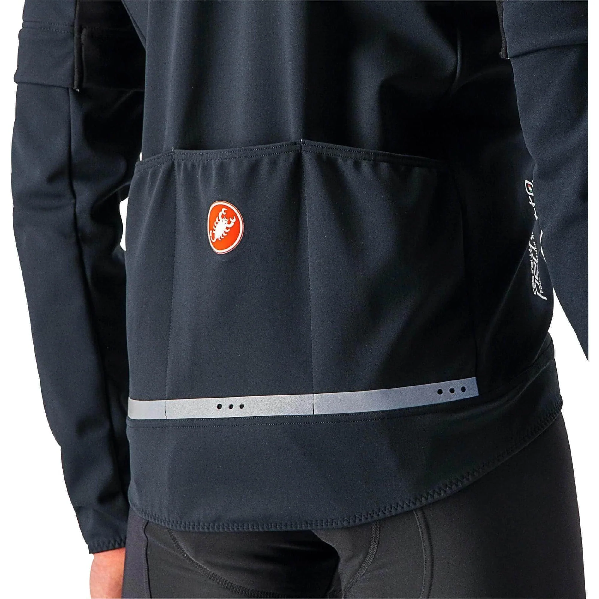 Castelli Perfetto RoS 2 Convertible Mens Cycling Jacket - Black - Image 6