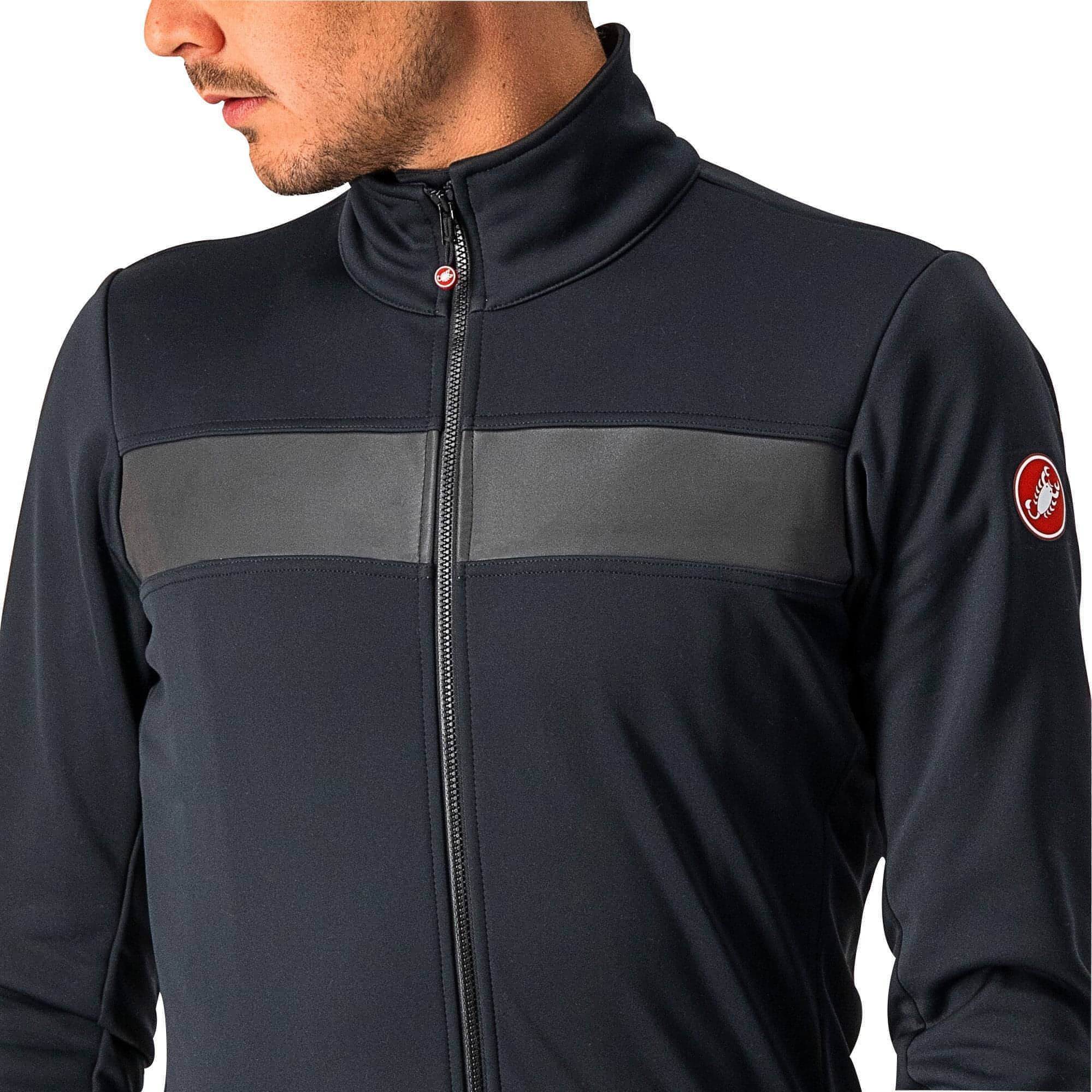Castelli Raddoppia 3 Mens Cycling Jacket - Black - Image 3