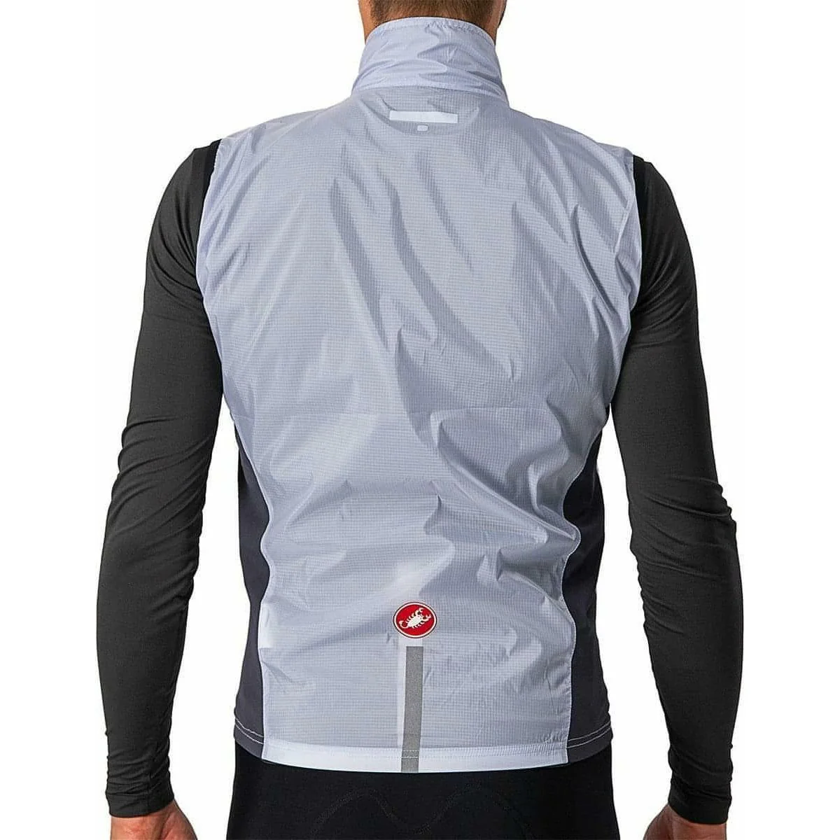 Castelli Squadra Stretch Mens Cycling Gilet - Silver - Image 2