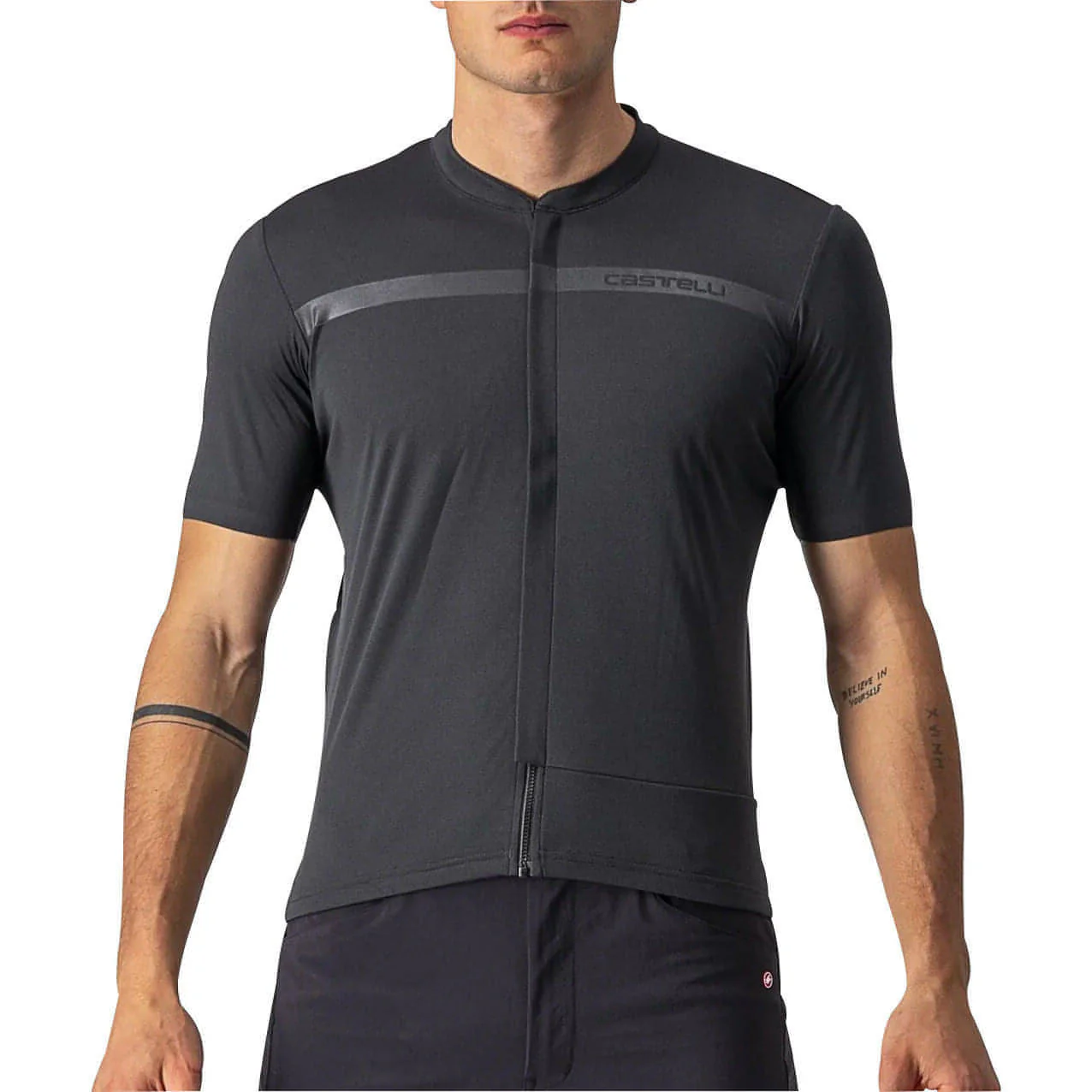Castelli Unlimited Allroad Short Sleeve Mens Cycling Jersey - Grey