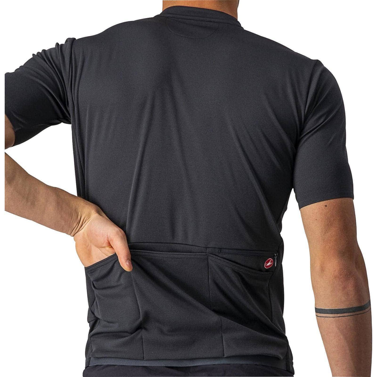 Castelli Unlimited Allroad Short Sleeve Mens Cycling Jersey - Grey - Image 6