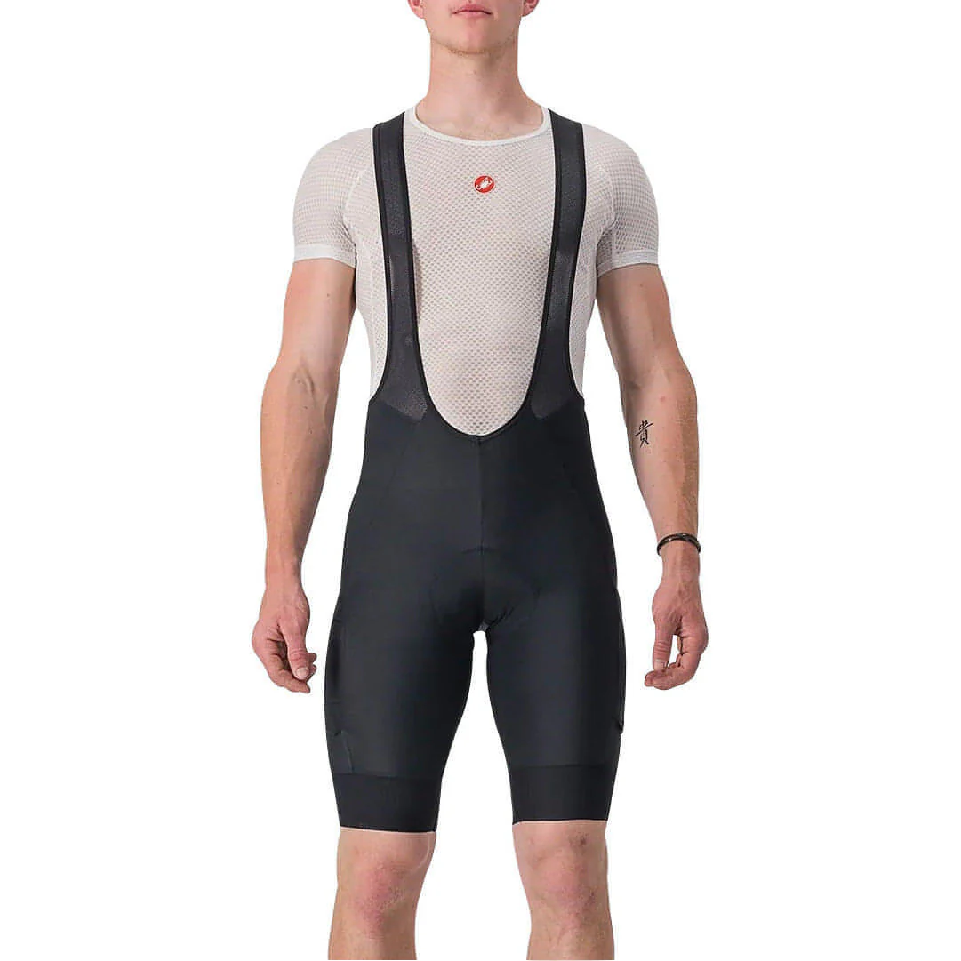 Castelli Unlimited Cargo Mens Cycling Bib Shorts - Black