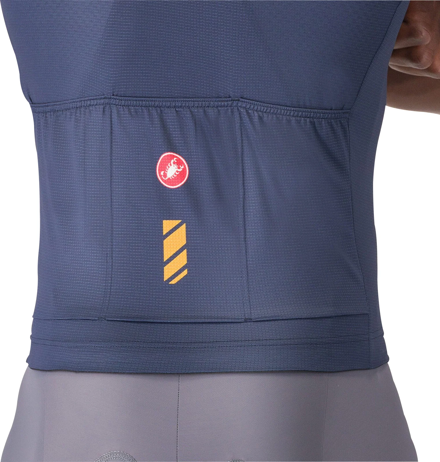 Castelli Unlimited Entrata 3 Short Sleeve Mens Cycling Jersey - Blue - Image 4