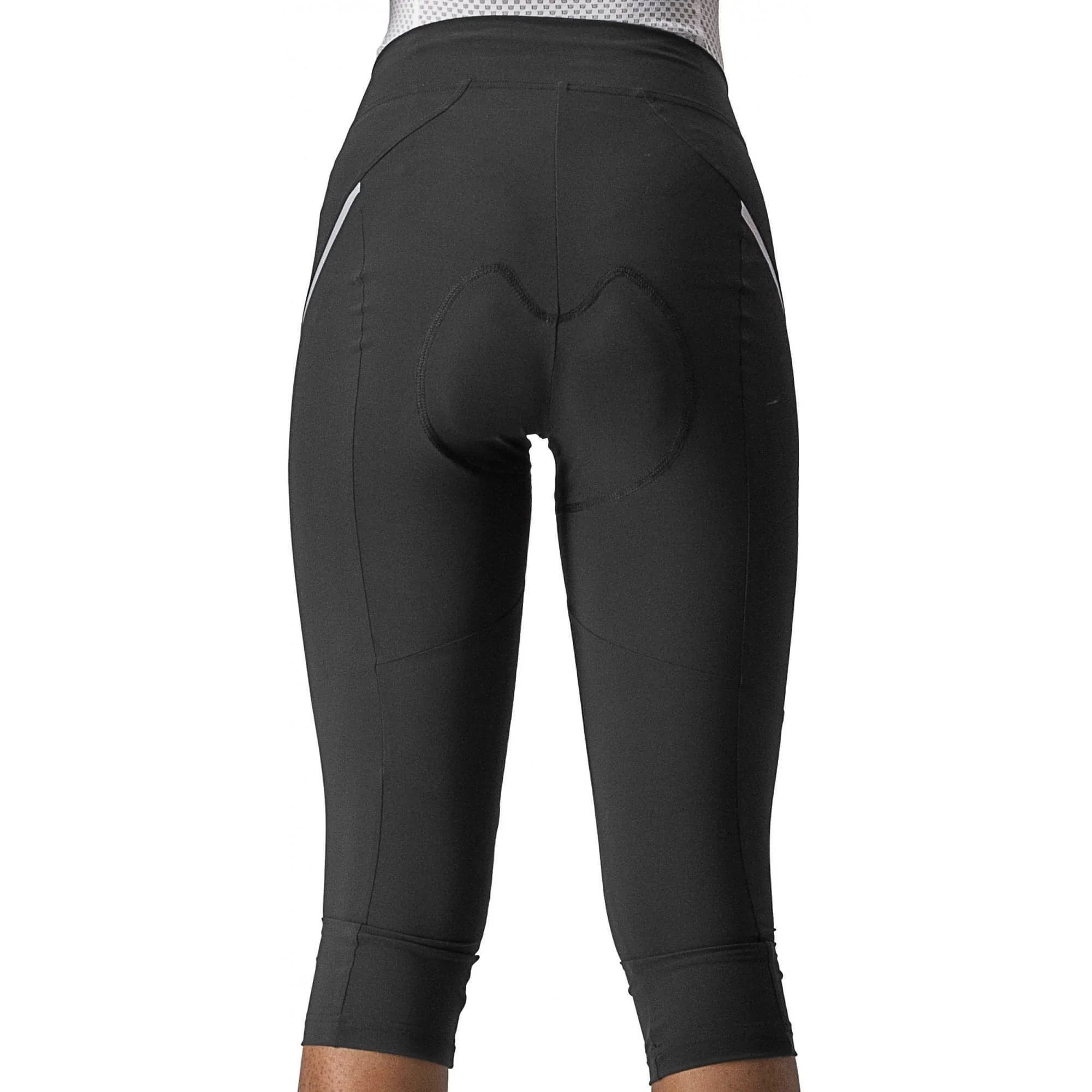 Castelli Velocissima 3 Womens Cycling 3/4 Tights - Black - Image 2