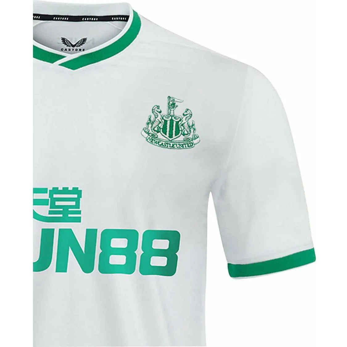 Castore Newcastle United Third Mens Football Shirt - White - Image 4