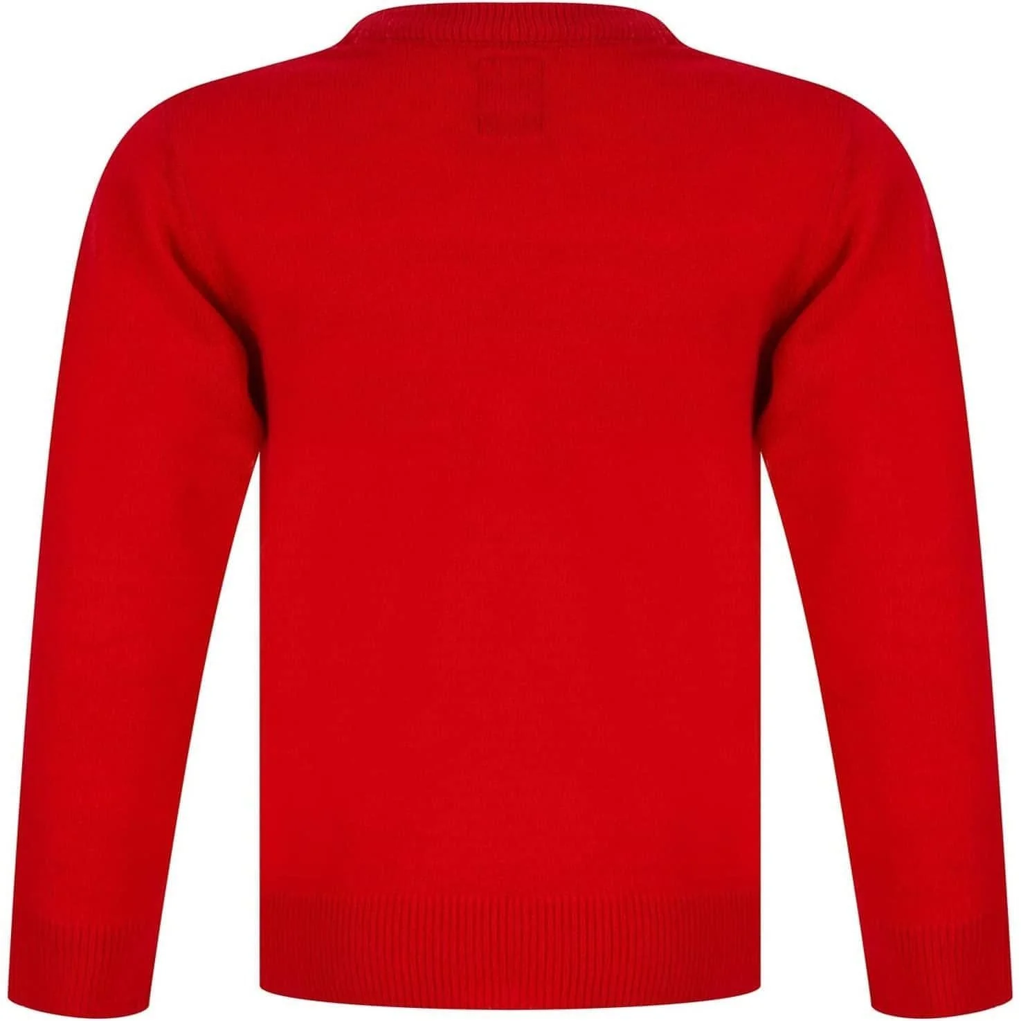 Christmas Antler Penguin Junior Christmas Jumper - Red - Image 2