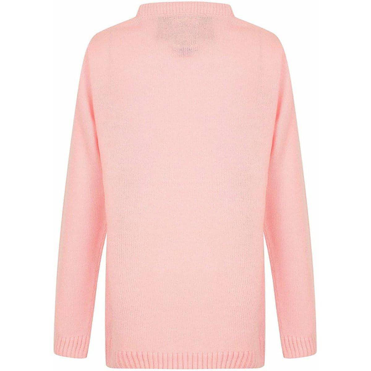 Christmas Gingerbread Novelty Junior Christmas Jumper - Pink - Image 2
