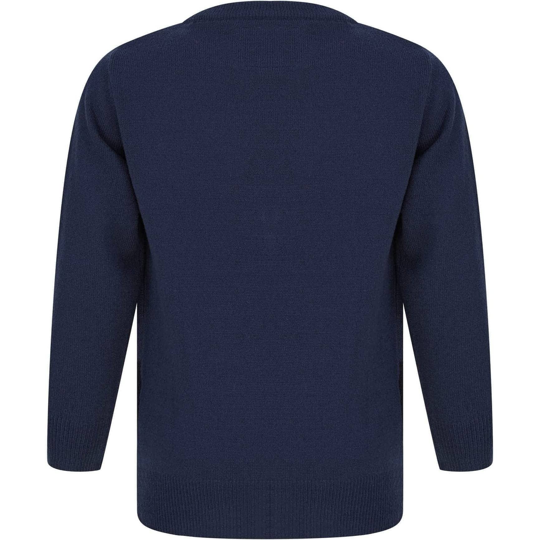 Christmas Rebel Without A Claus Junior Christmas Jumper - Navy - Image 2