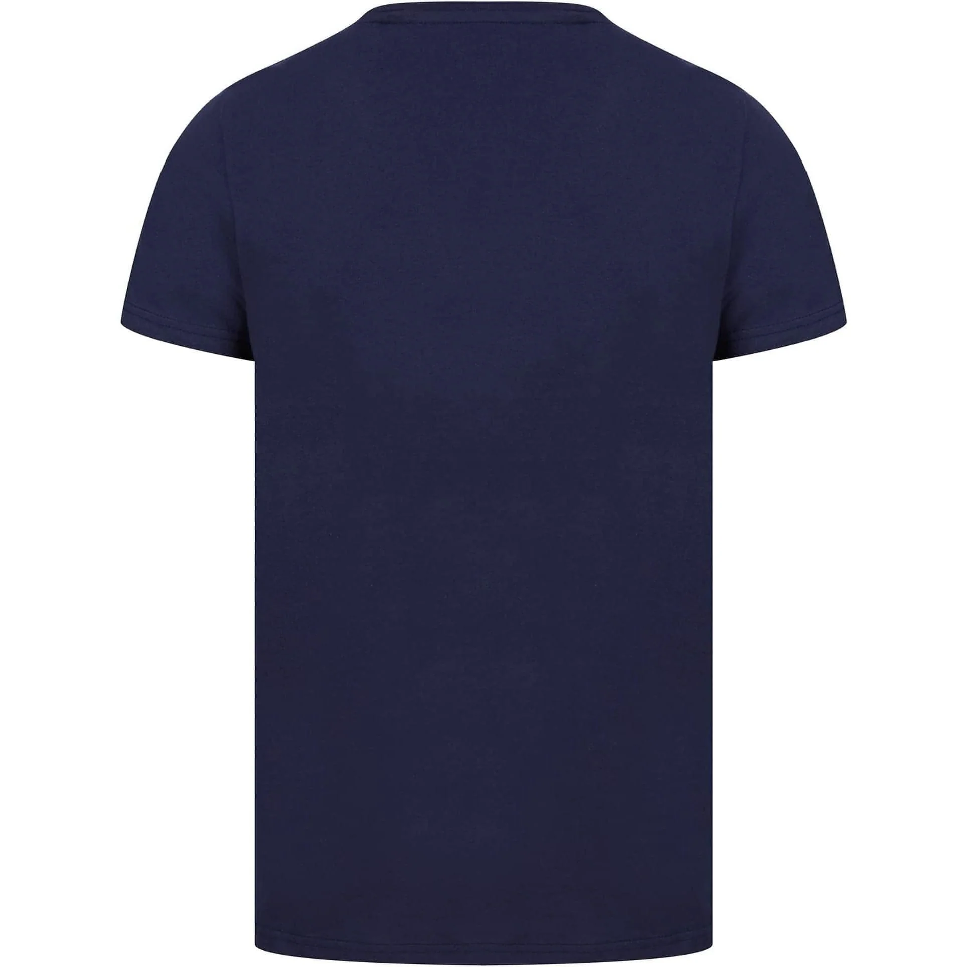 Christmas Riding Home Mens Christmas Short Sleeve Top - Navy - Image 2