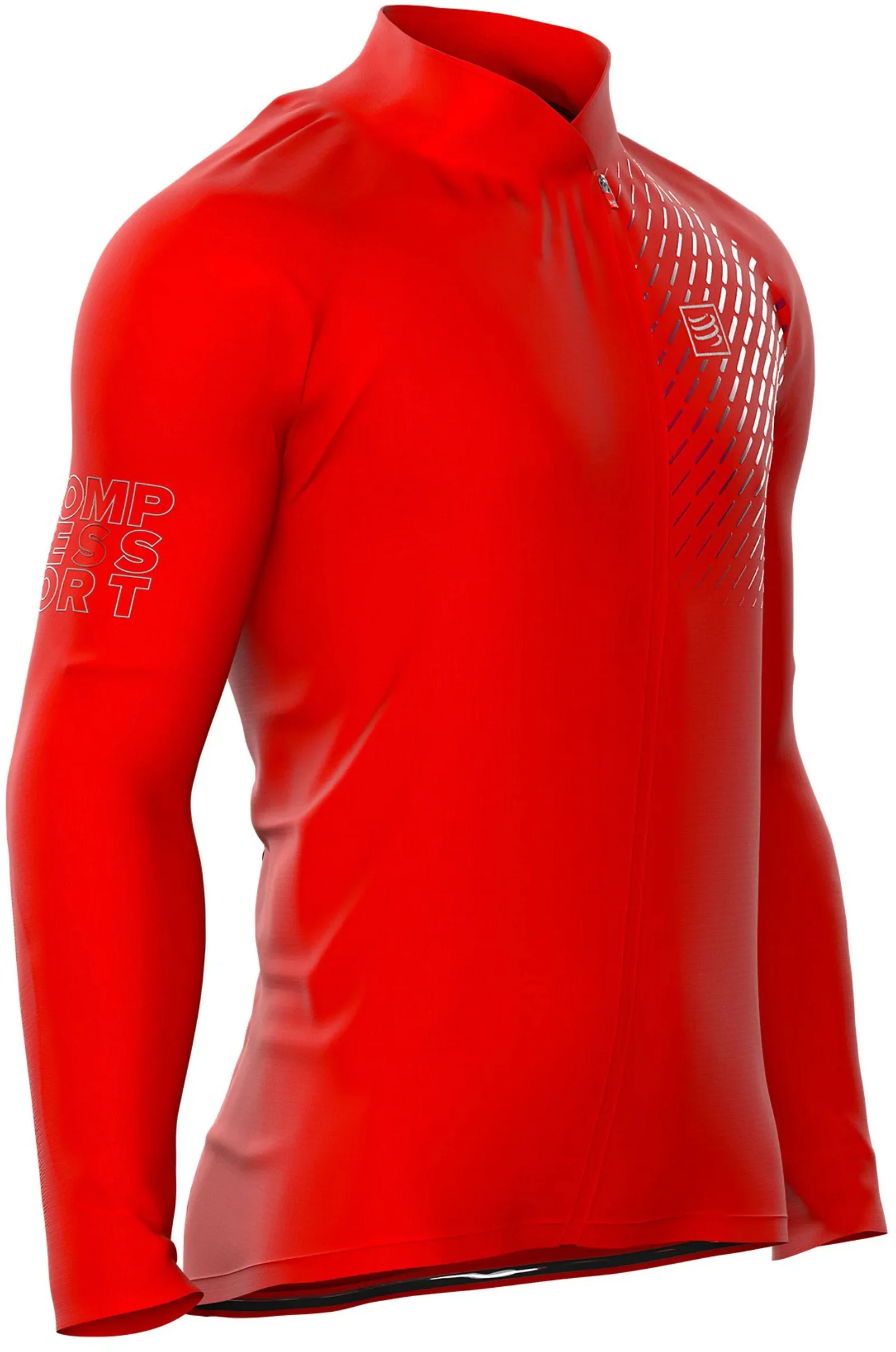 Compressport Hurricane V2 Mens Running Jacket - Red