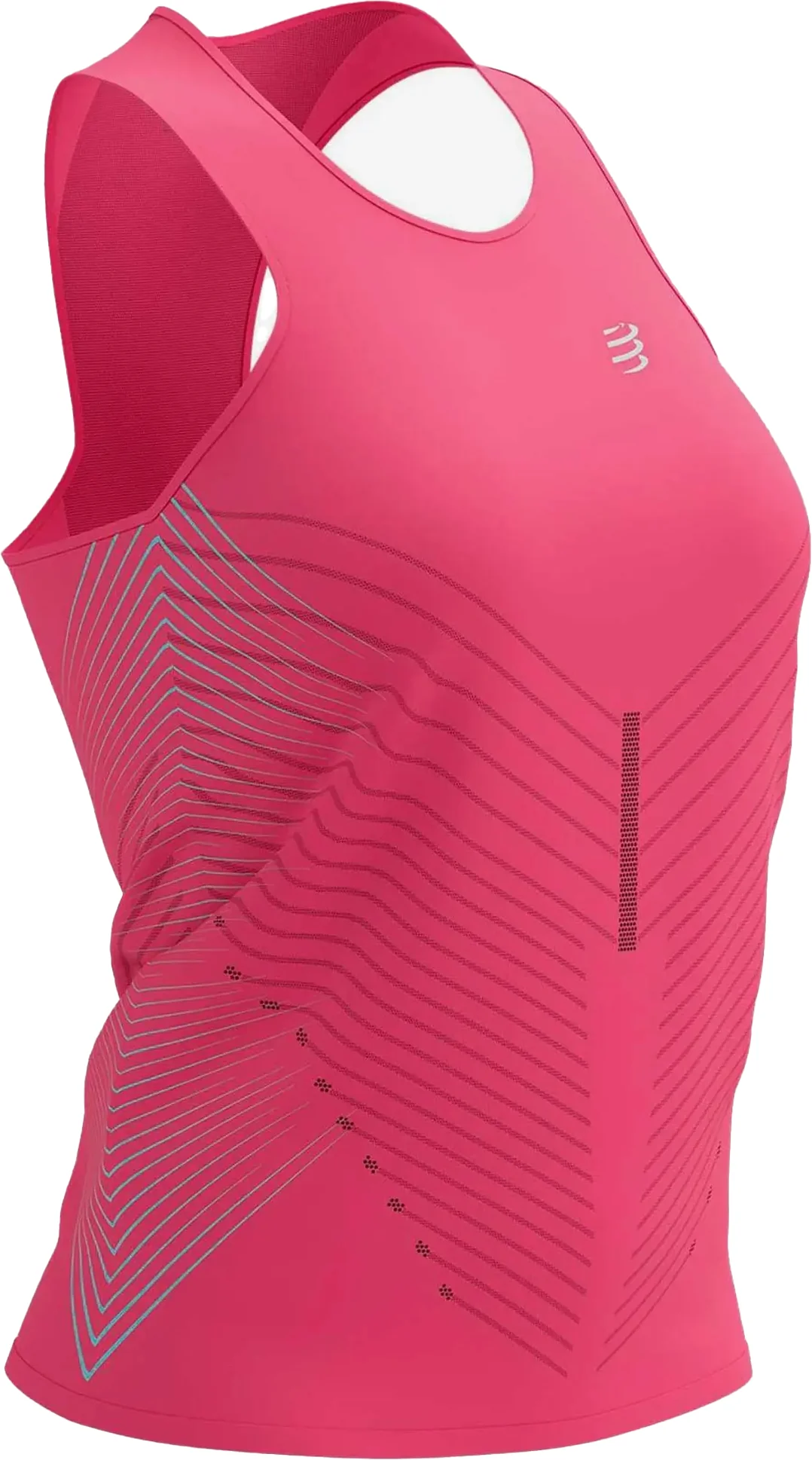 Compressport Performance Womens Running Vest Tank Top - Pink