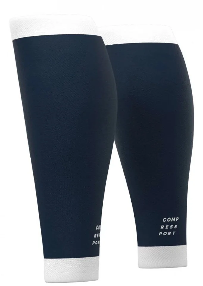 Compressport R1 Compression Calf Sleeves - Blue - Image 2