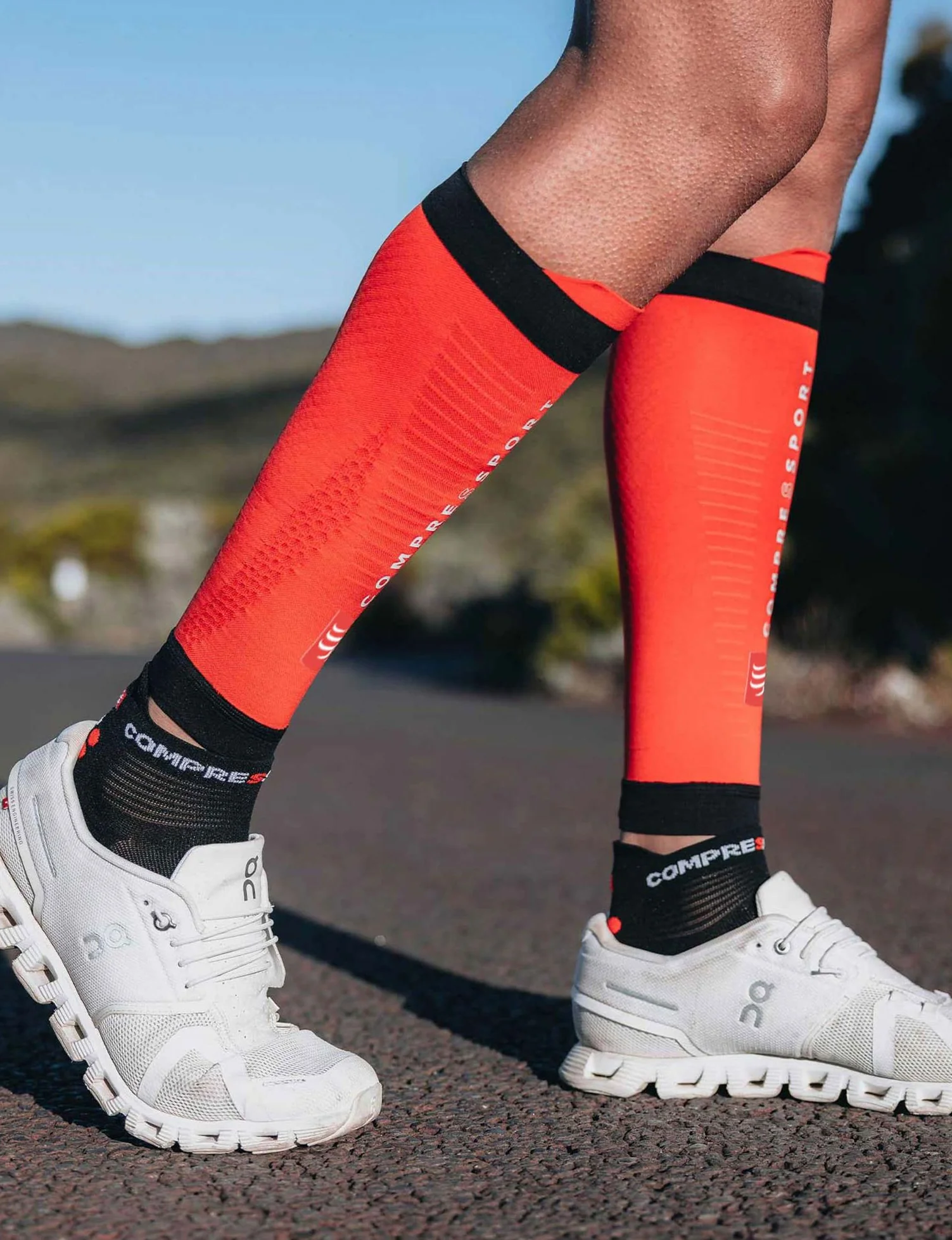 Compressport R2 3.0 Compression Calf Sleeves - Red - Image 3