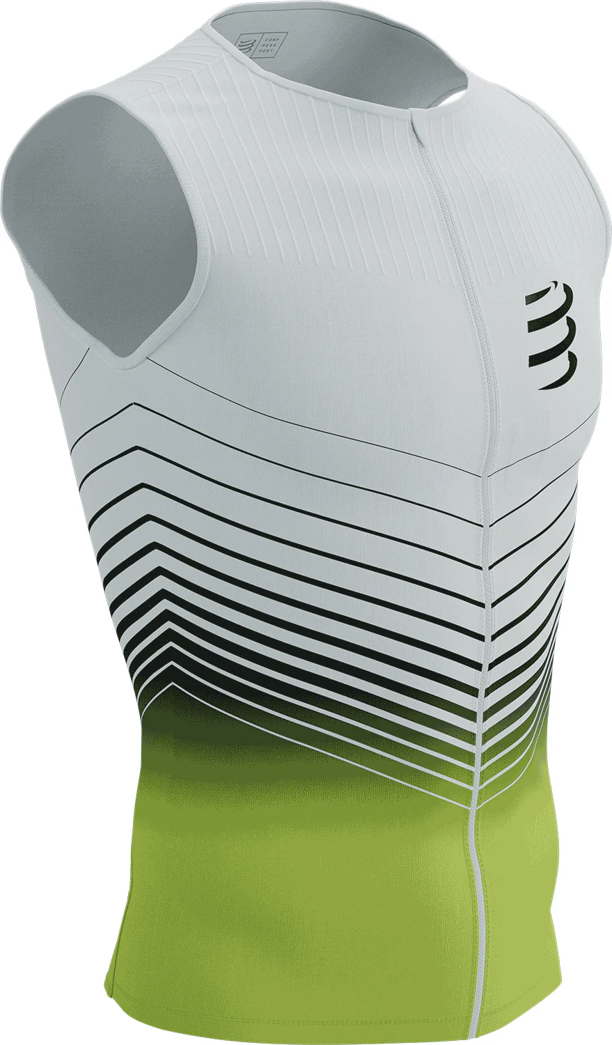 Compressport Tri Postural Aero Mens Sleeveless Jersey - White