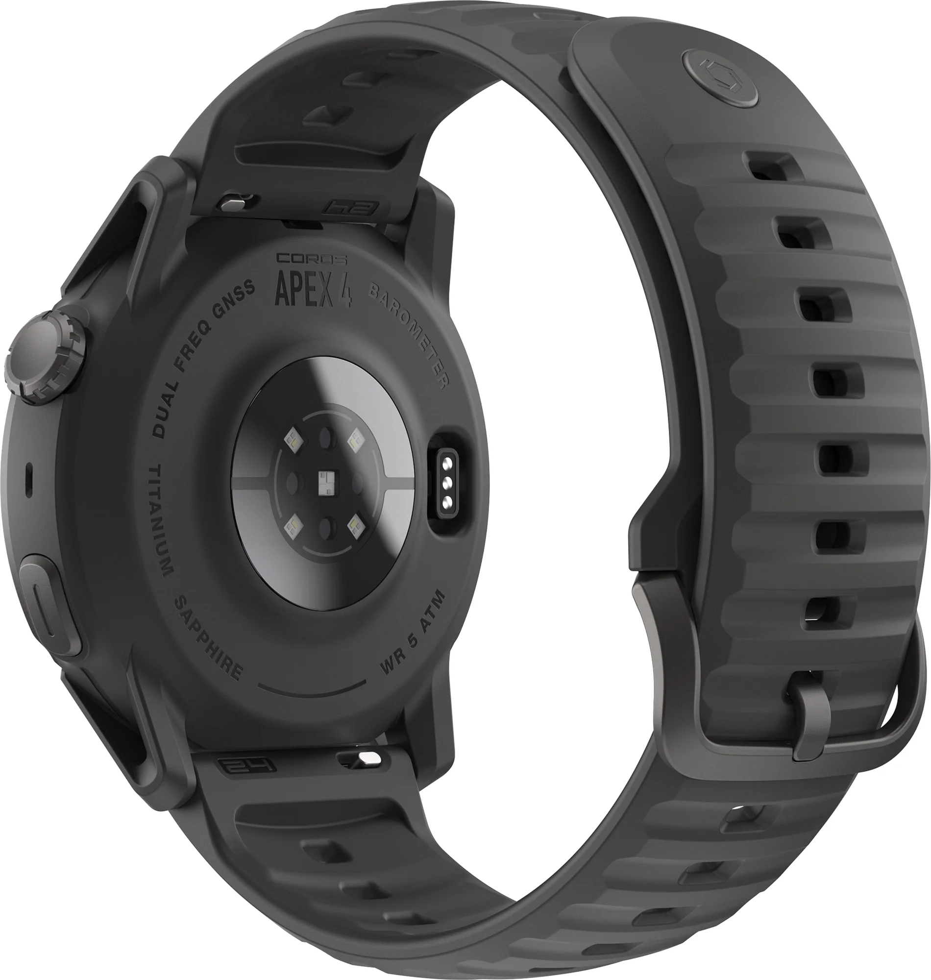 COROS APEX 4 Outdoor 46mm GPS Watch - Black - Image 2