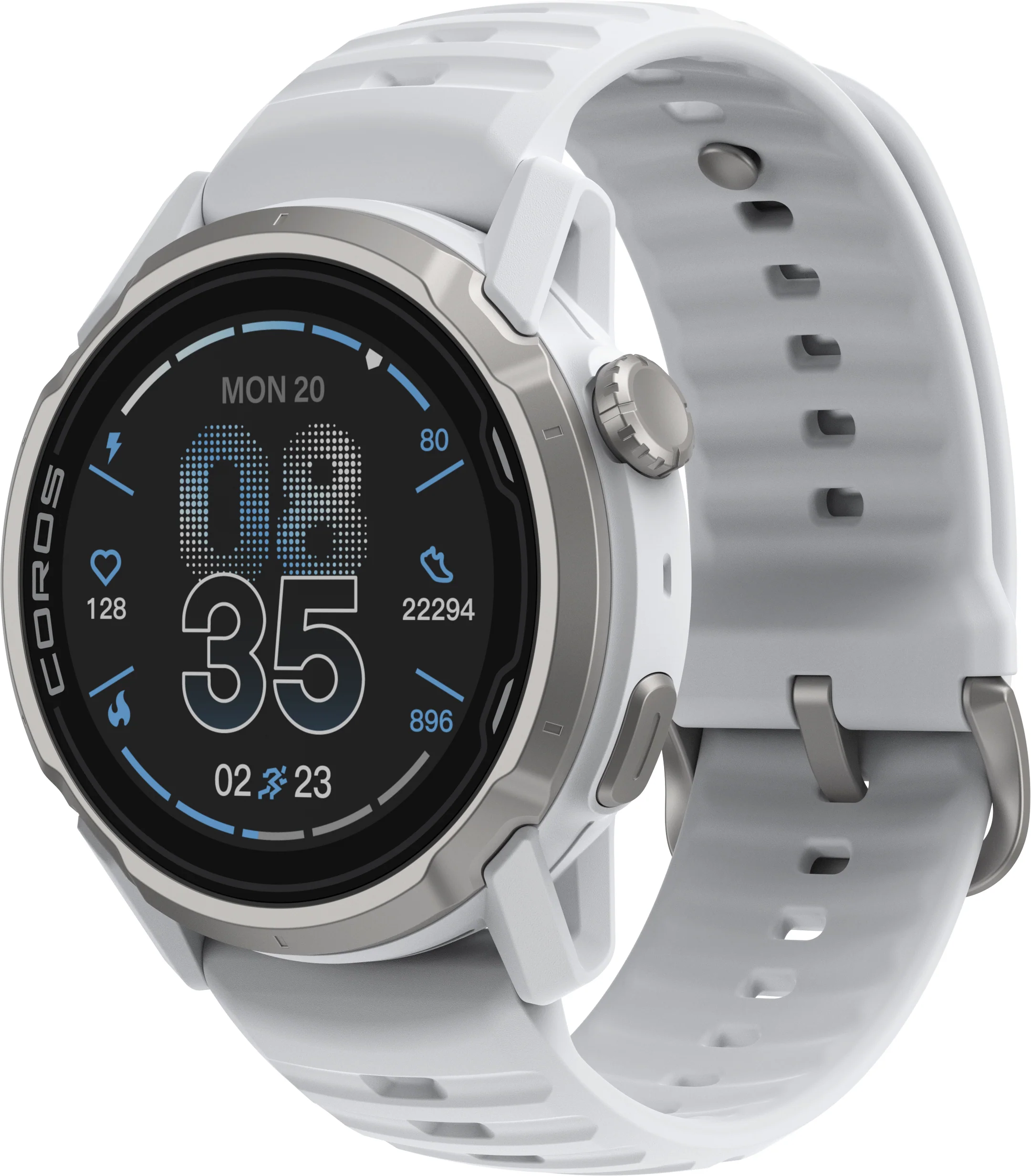 COROS APEX 4 Outdoor 42mm GPS Watch - White