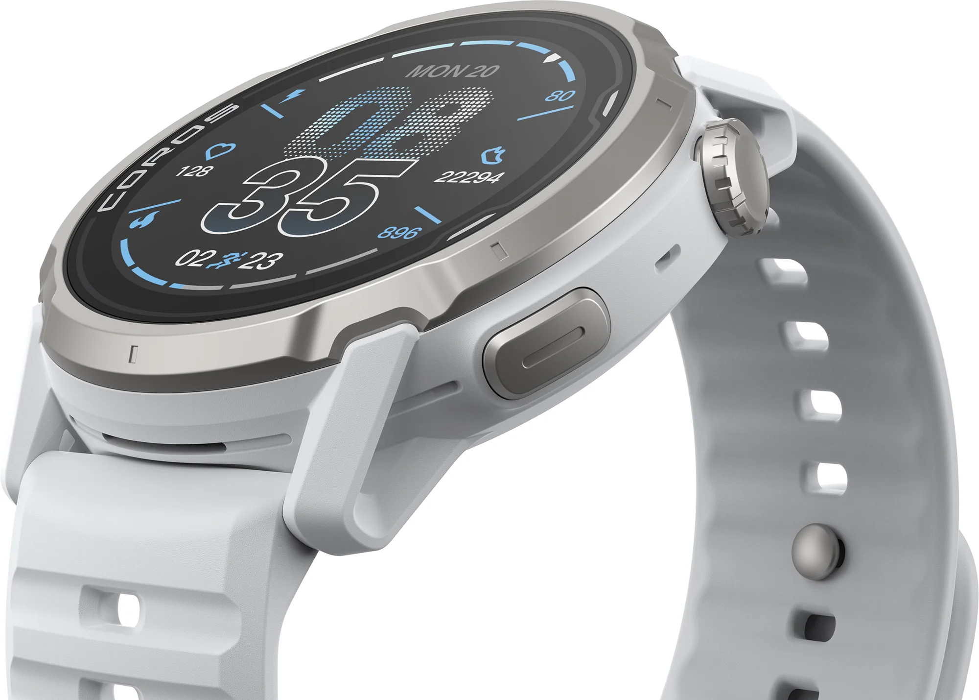 COROS APEX 4 Outdoor 42mm GPS Watch - White - Image 5