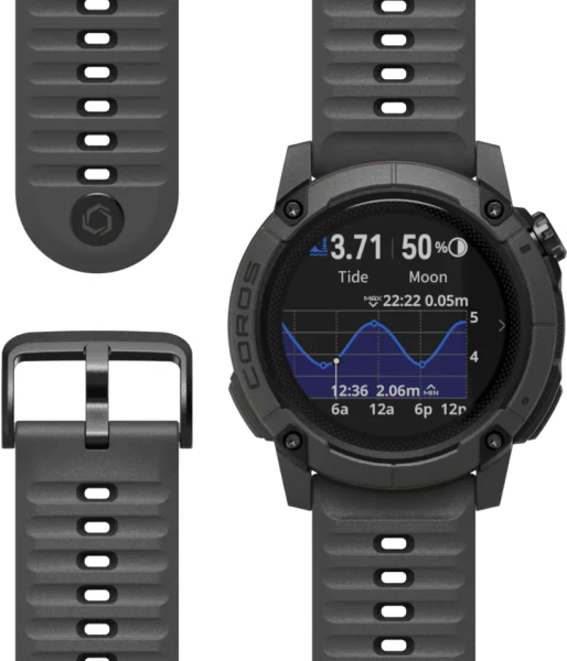 COROS NOMAD Outdoor Adventure Sport Watch - Black - Image 5