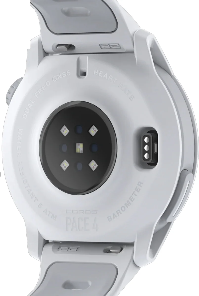 COROS PACE 4 Silicone Strap GPS Sport Watch - White - Image 3