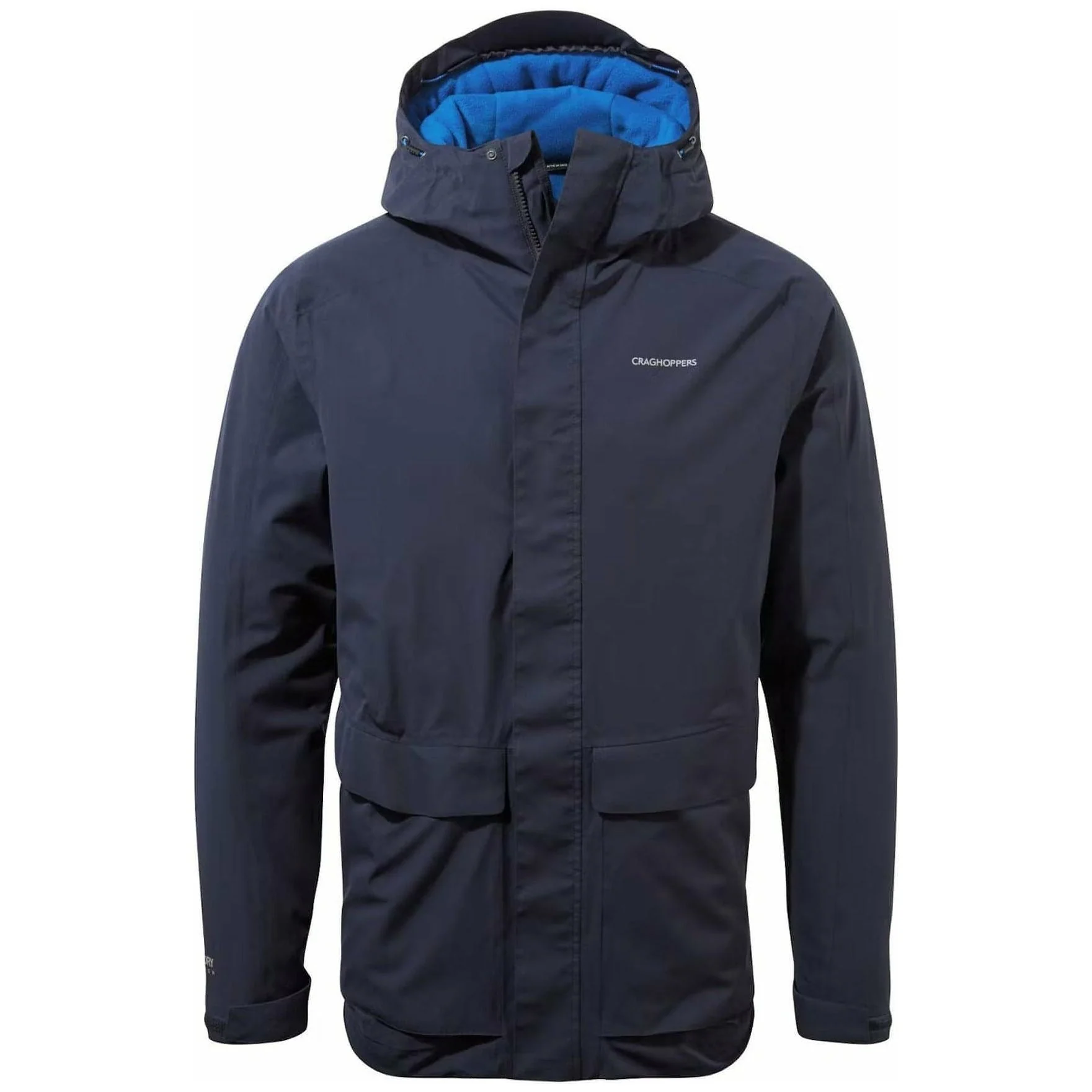 Craghoppers Lorton Thermic Mens Waterproof Jacket - Blue - Image 5