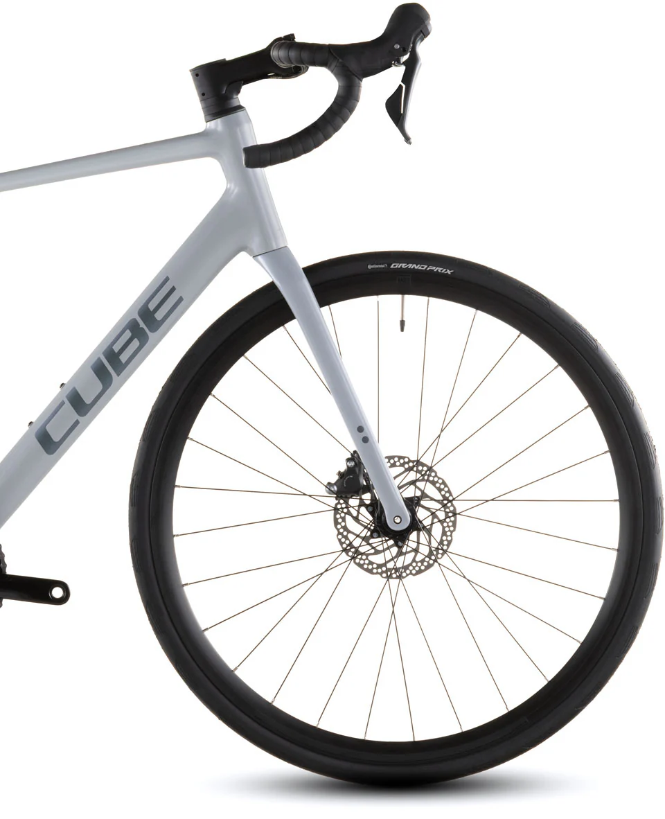 Cube Attain Race Road Bike 2026 - Fog Grey - Image 3